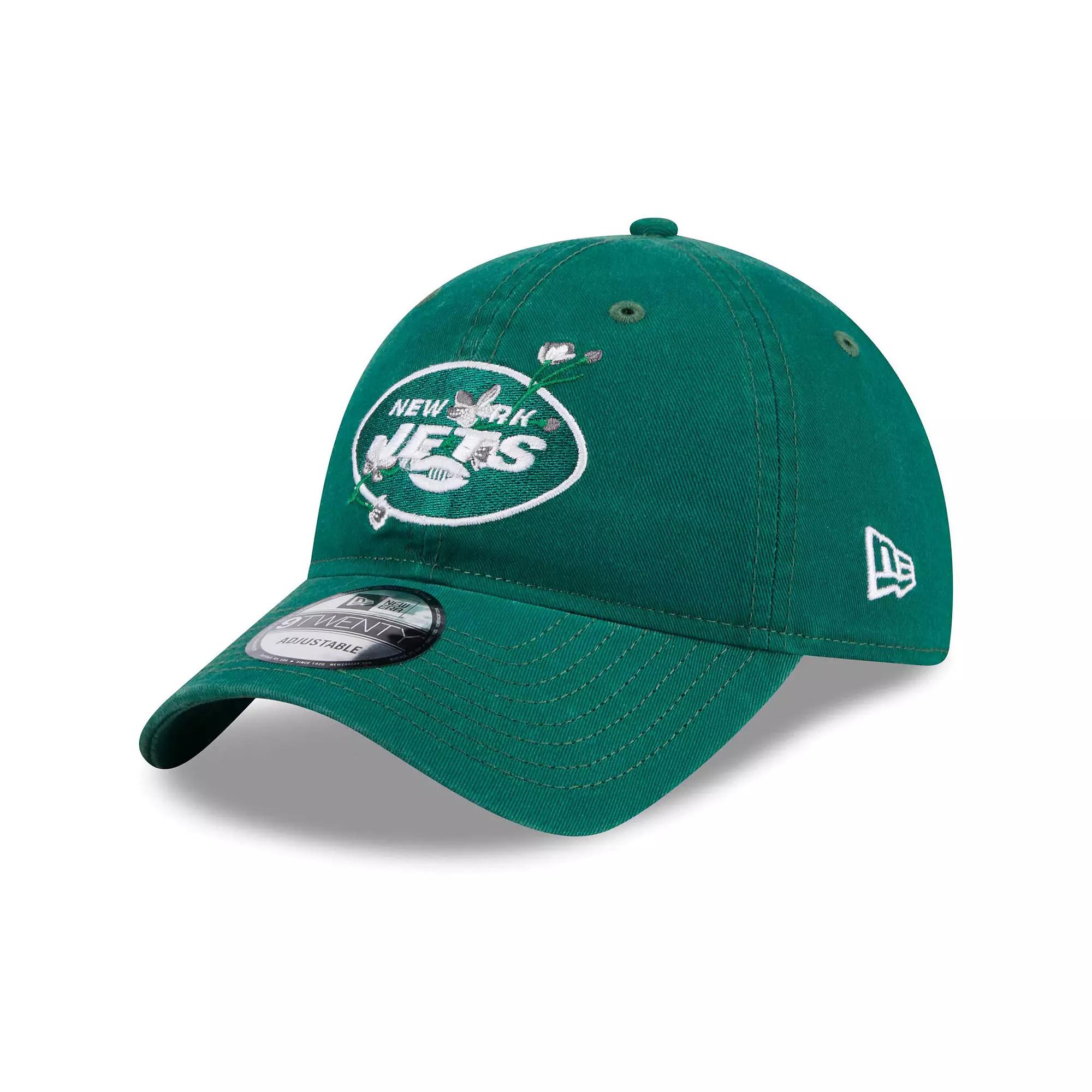 Women's New Era Green New York Jets Gameday Flower 9TWENTY Adjustable Hat Product Image