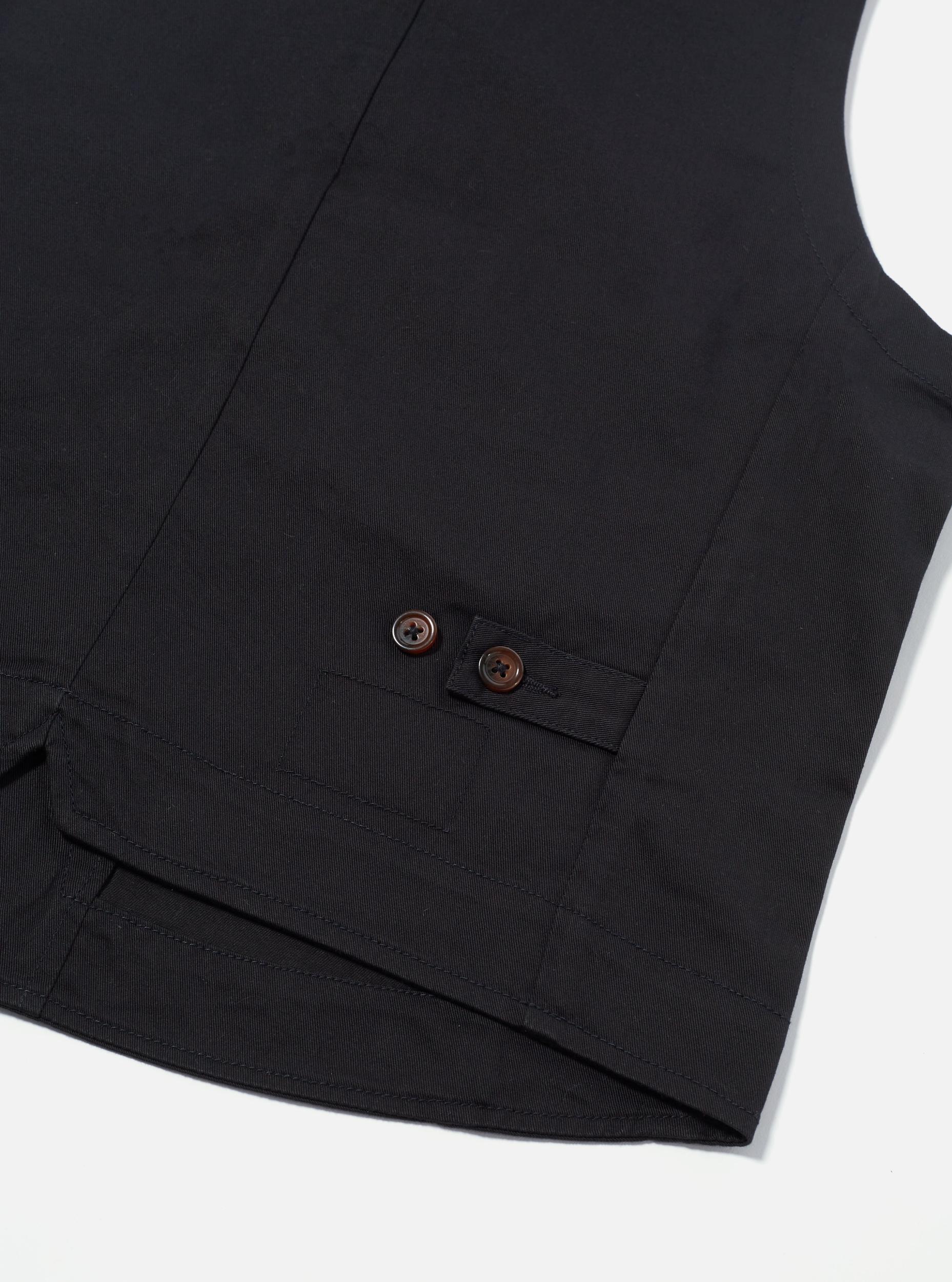 Black Twill Field Waistcoat Product Image