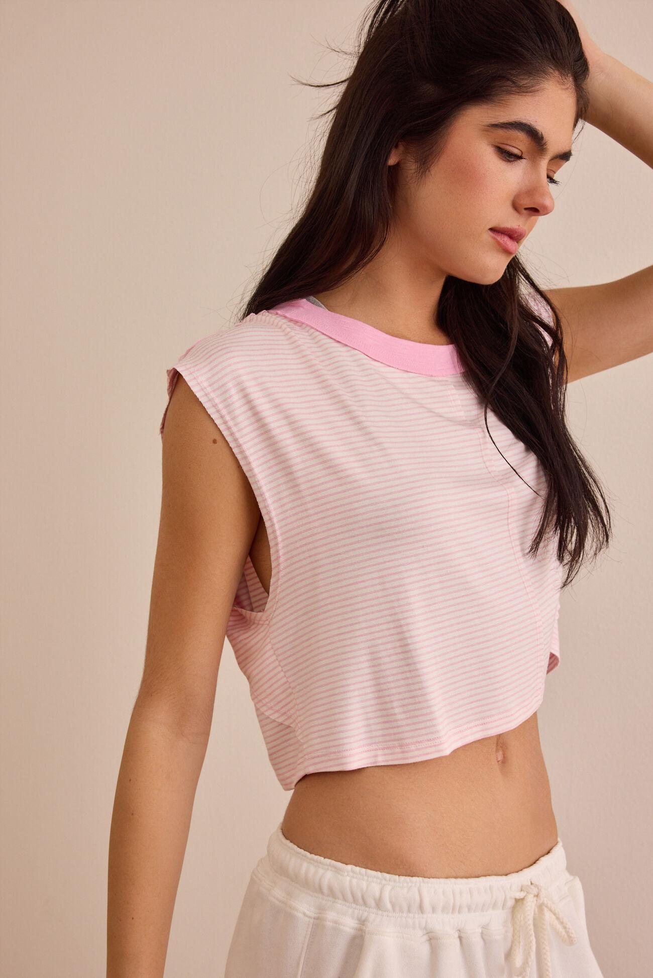 Pivot-Peak Flowy Tee Product Image