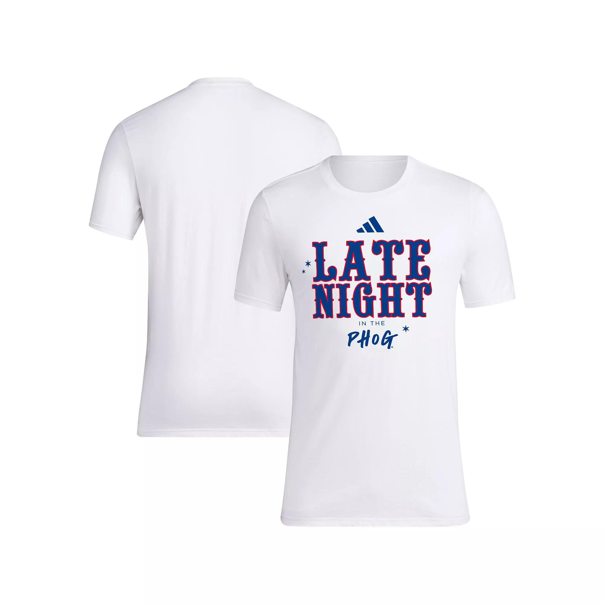 Men's adidas White Kansas Jayhawks Late Night Product Image