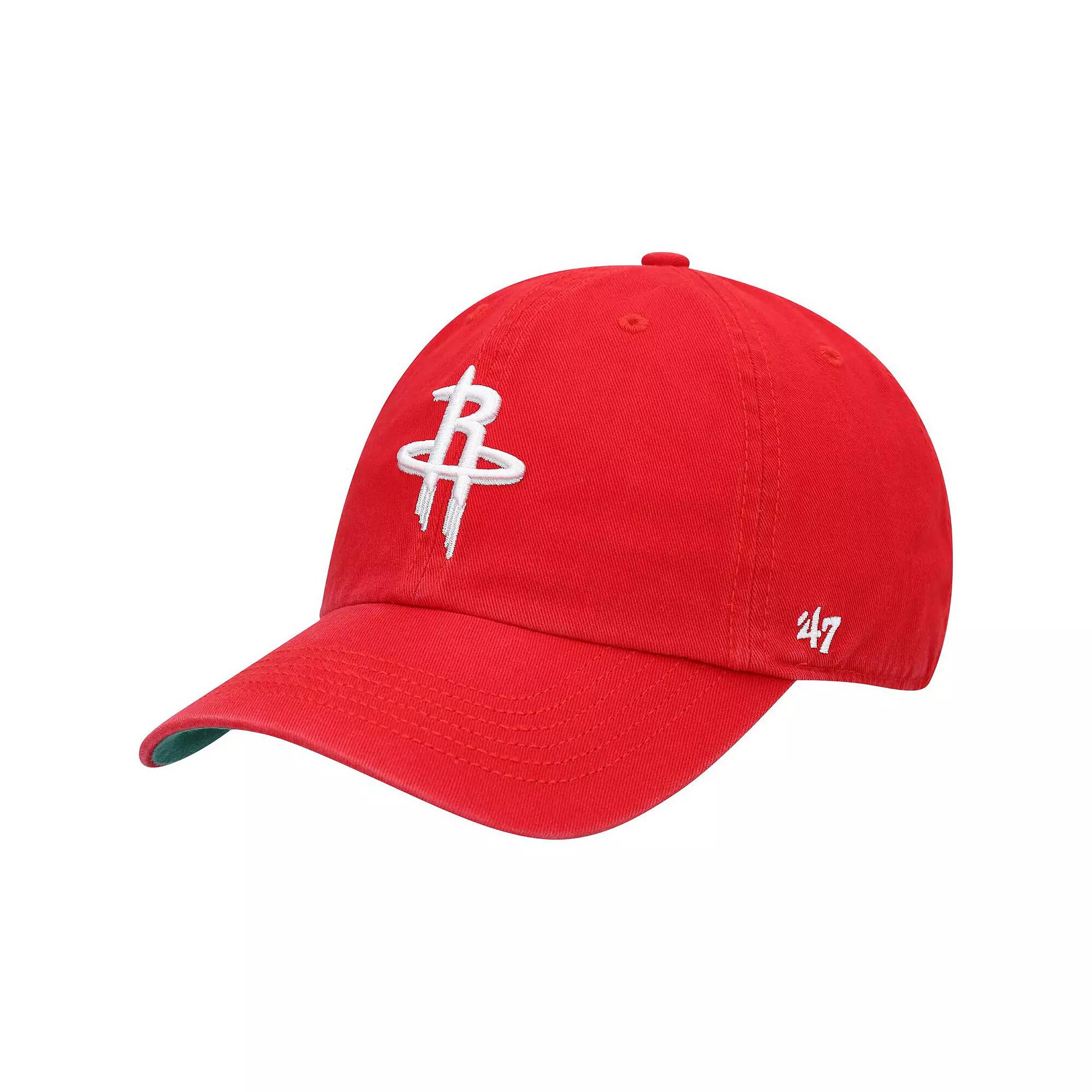 Men's '47 Red Houston Rockets Team Franchise Fitted Hat, Size: Medium Product Image