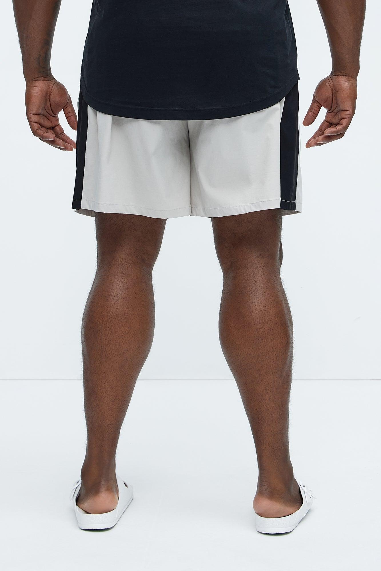 Contrast On The Side Swim Classic Trunk - Grey/combo Product Image