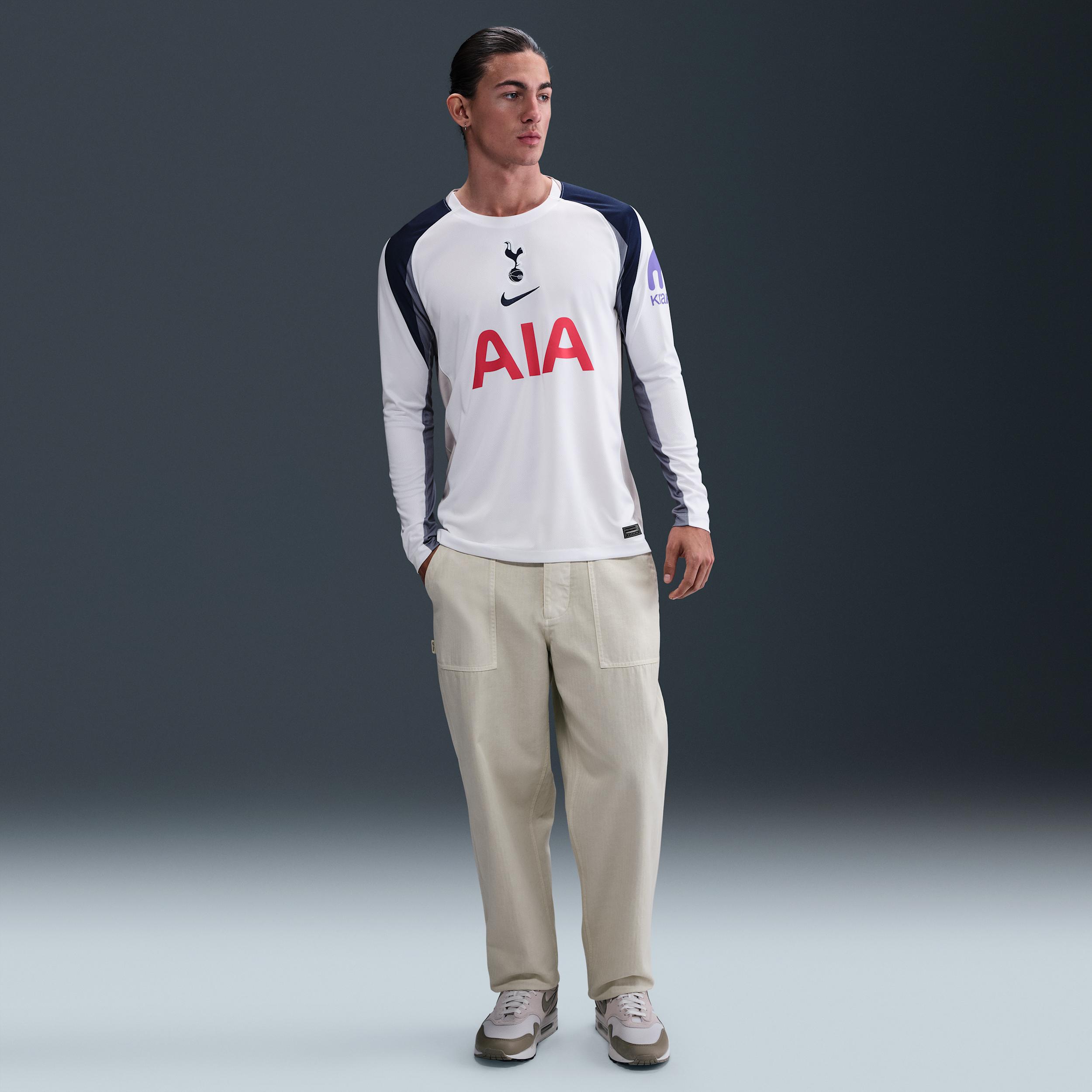 Tottenham Hotspur 2025/26 Stadium Home Nike Mens Dri-FIT Soccer Replica Long-Sleeve Jersey | HV9261-101 Product Image