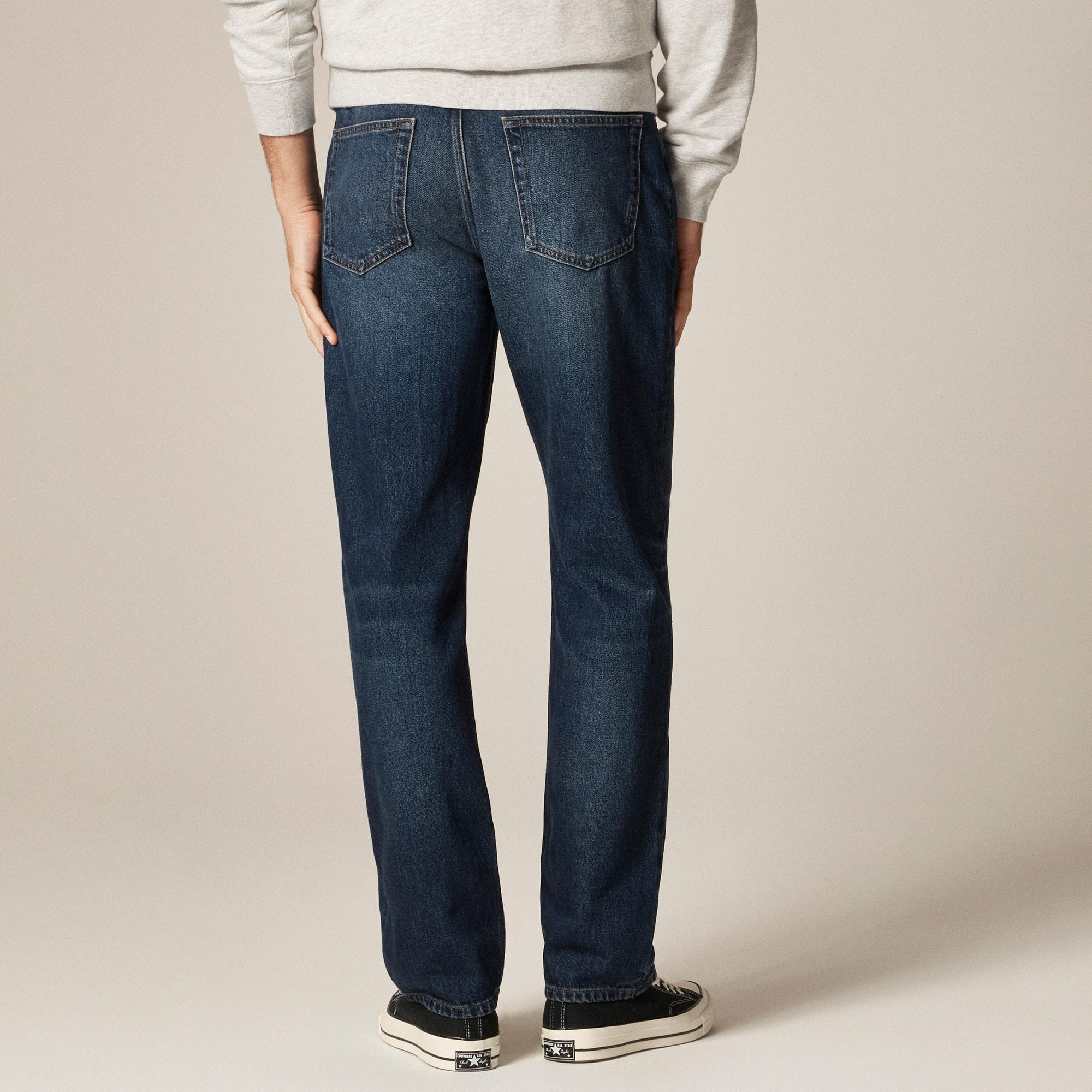 Classic jean in vintage dark wash denim Product Image