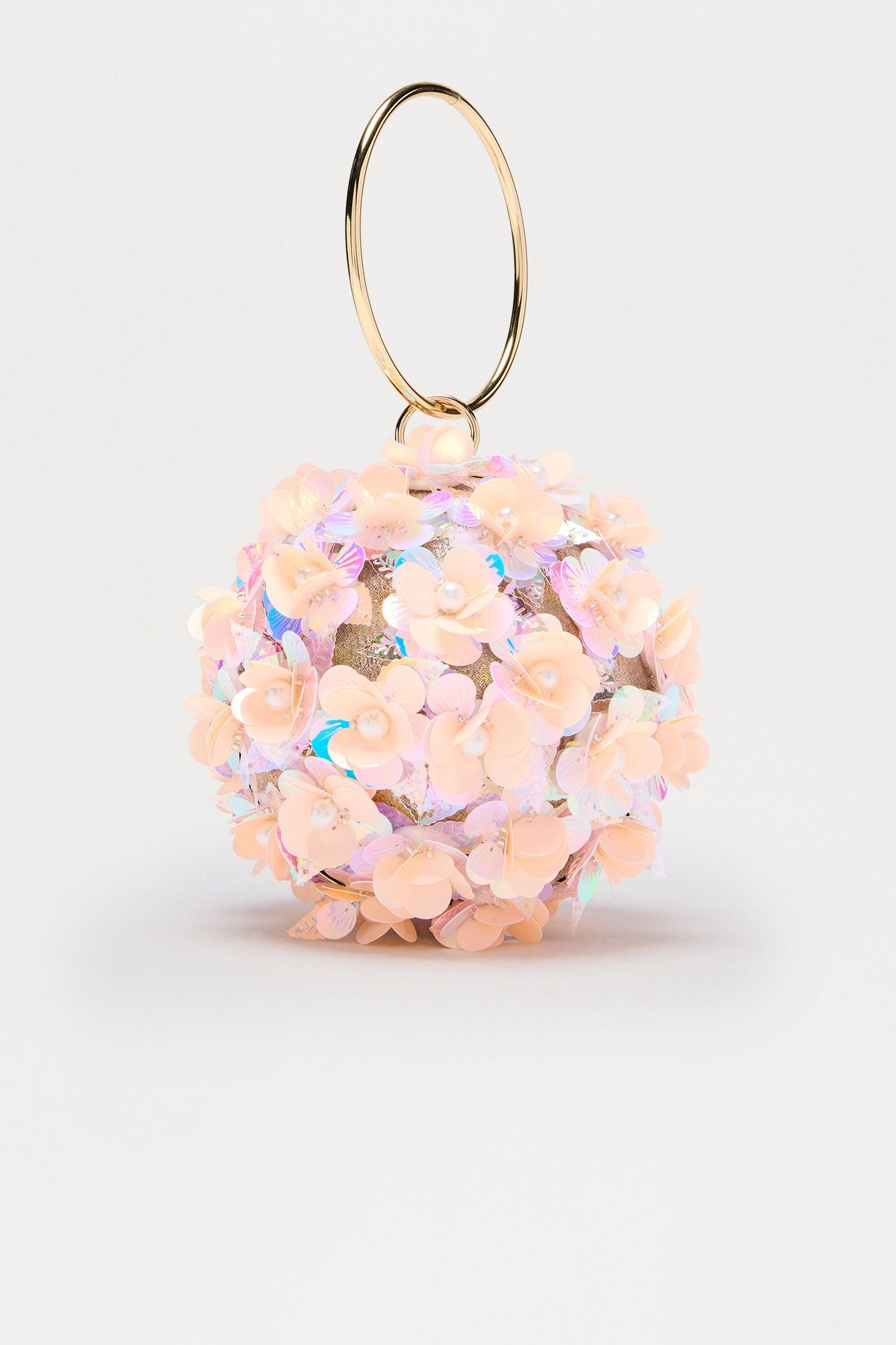Devoted To You Floral Clutch - Pink Female Product Image