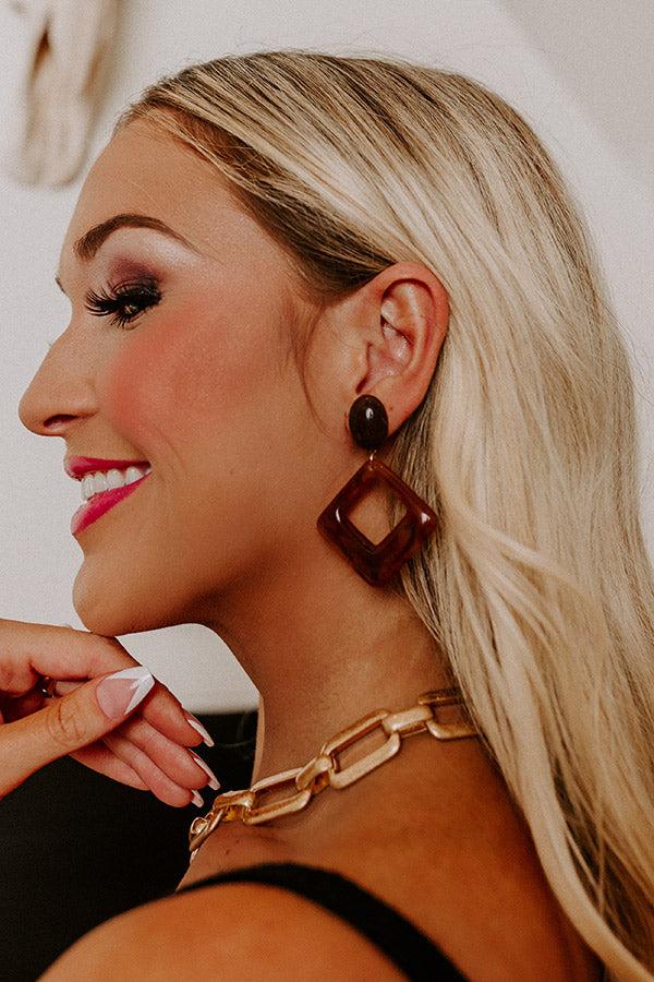 Sweet Stolen Moments Earrings In Maple Product Image