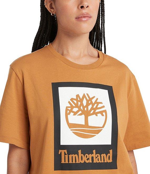 Timberland Stacked Graphic Logo Short Sleeve T-Shirt Product Image