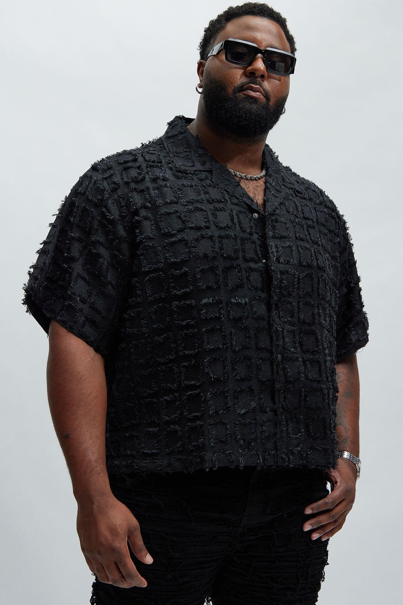 Window Shopping Boxy Shirt - Black Product Image