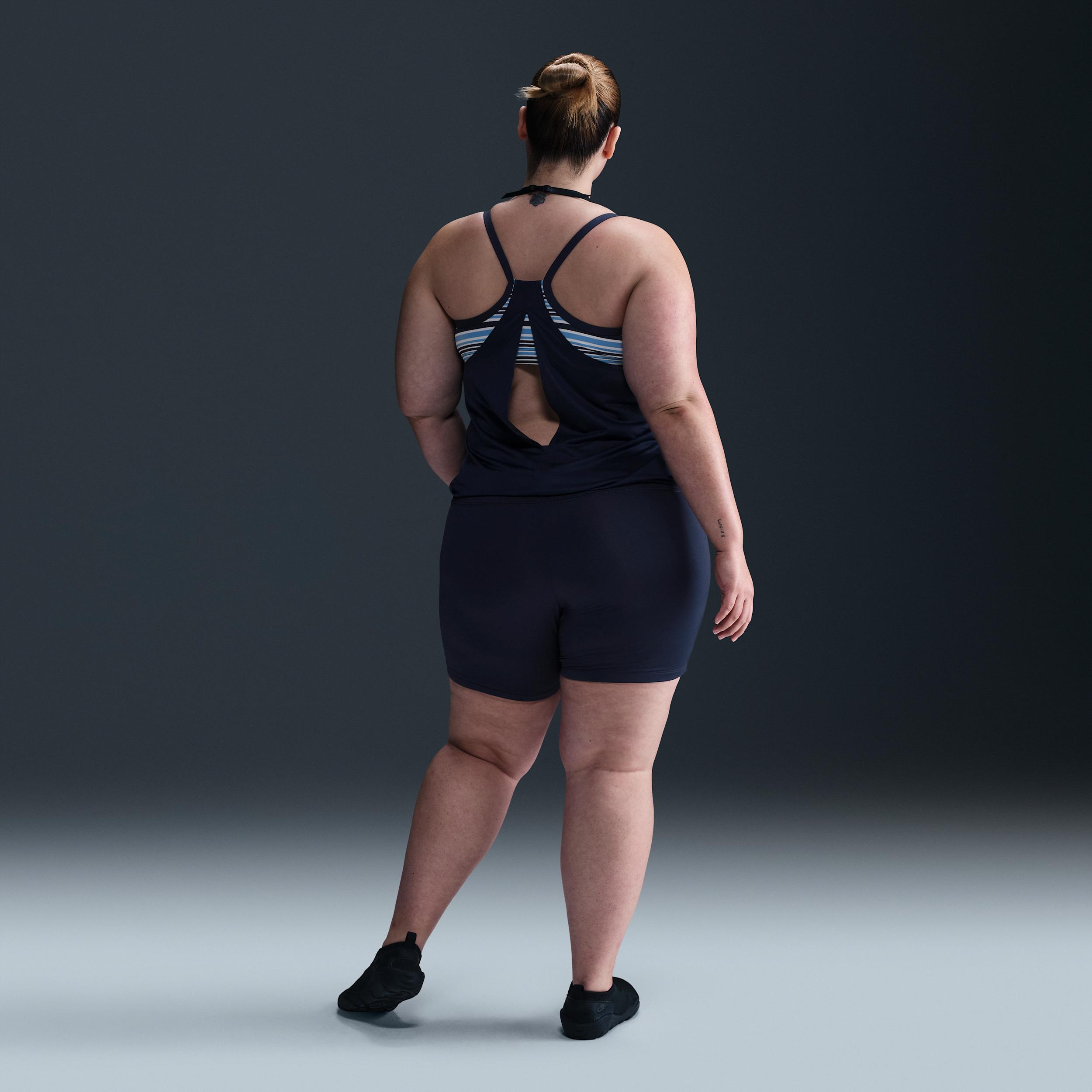 Nike Womens Swim Layered Tank Topini (Extended Sizing) | NESSF341-440 Product Image