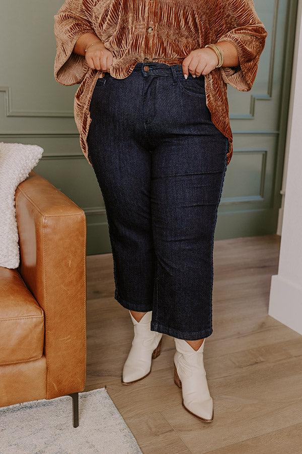 JUDY BLUE Kinsley High Waist Wide Leg Jean Curves Product Image