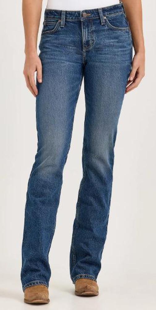 Wrangler Retro® Ladies' Mae MR Boot Cut Jeans in Isabella Product Image