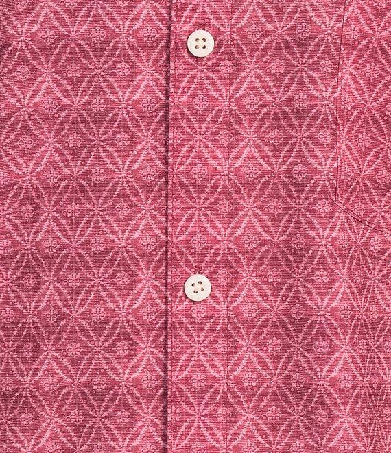 Tommy Bahama Big & Tall Bahama Coast Tile Isle Short Sleeve Woven Shirt Product Image