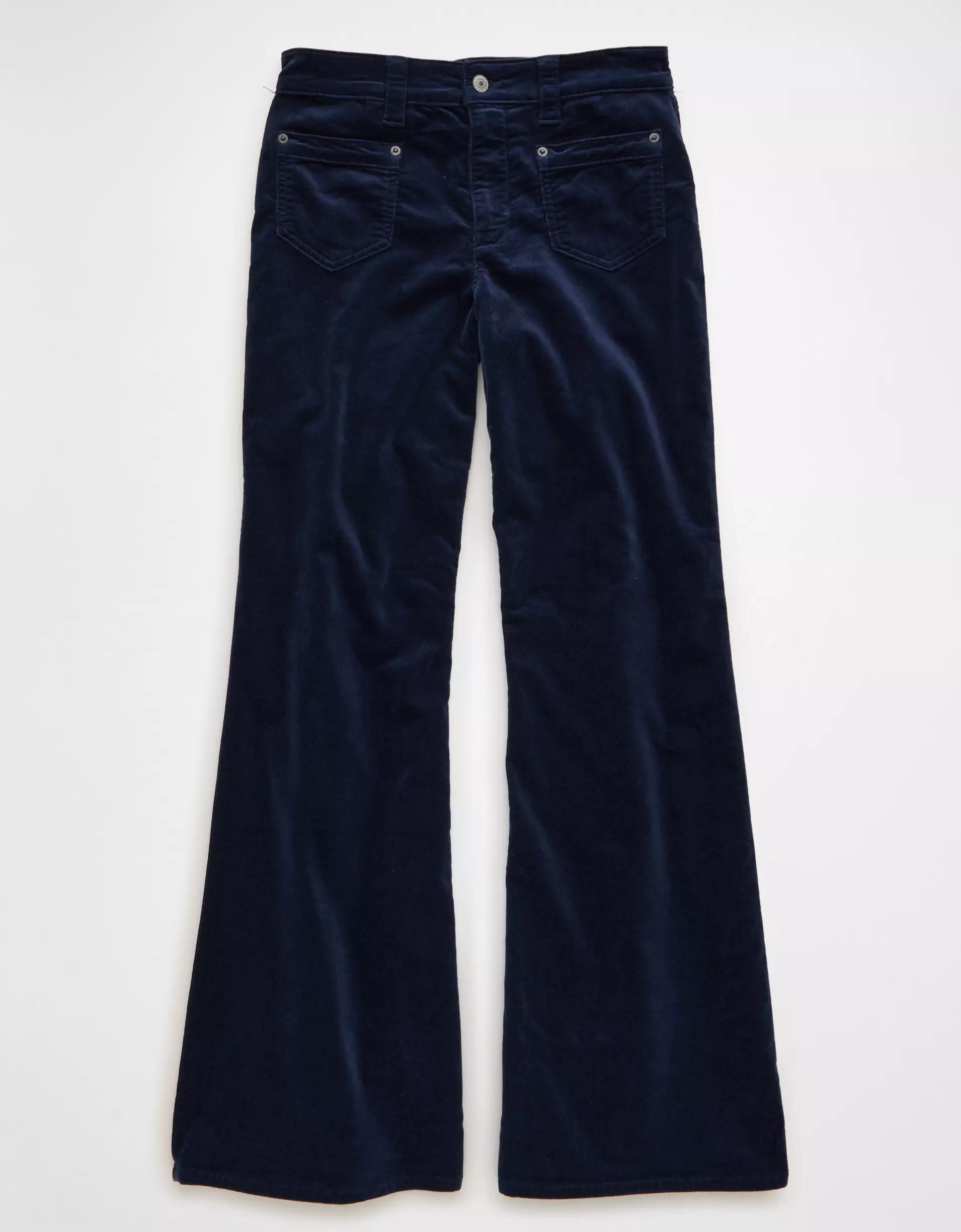 AE High-Waisted Corduroy Flare Pant Product Image