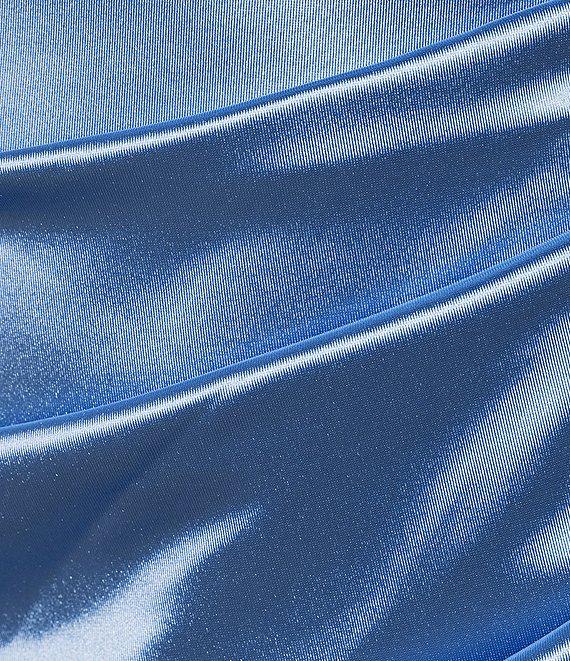 Honey and Rosie Strapless Ruched Tulip Hem Dress Product Image