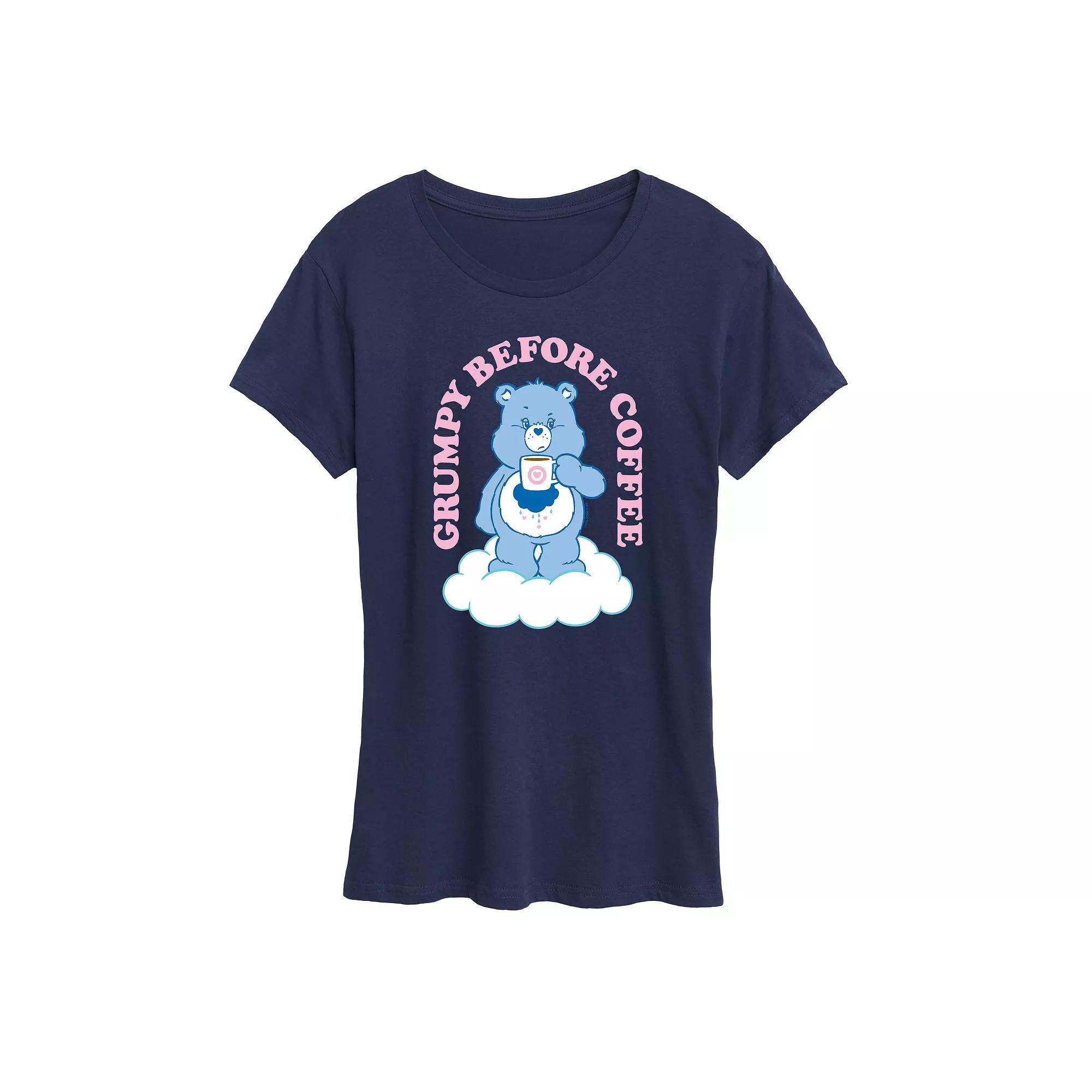 Women's Care Bears Grumpy Before Coffee Graphic Tee,  Product Image