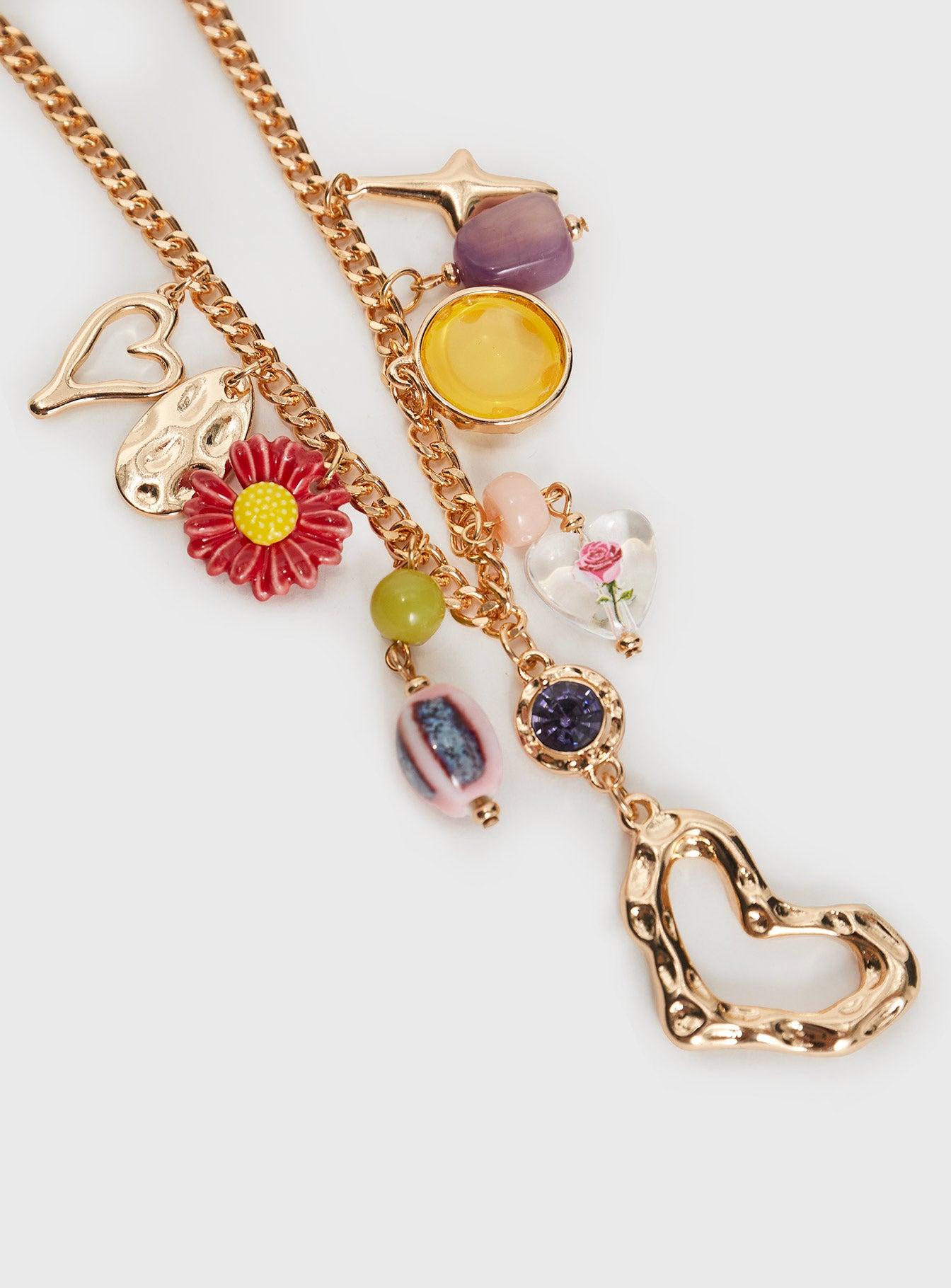 Maximiliano Charm Necklace Multi Product Image