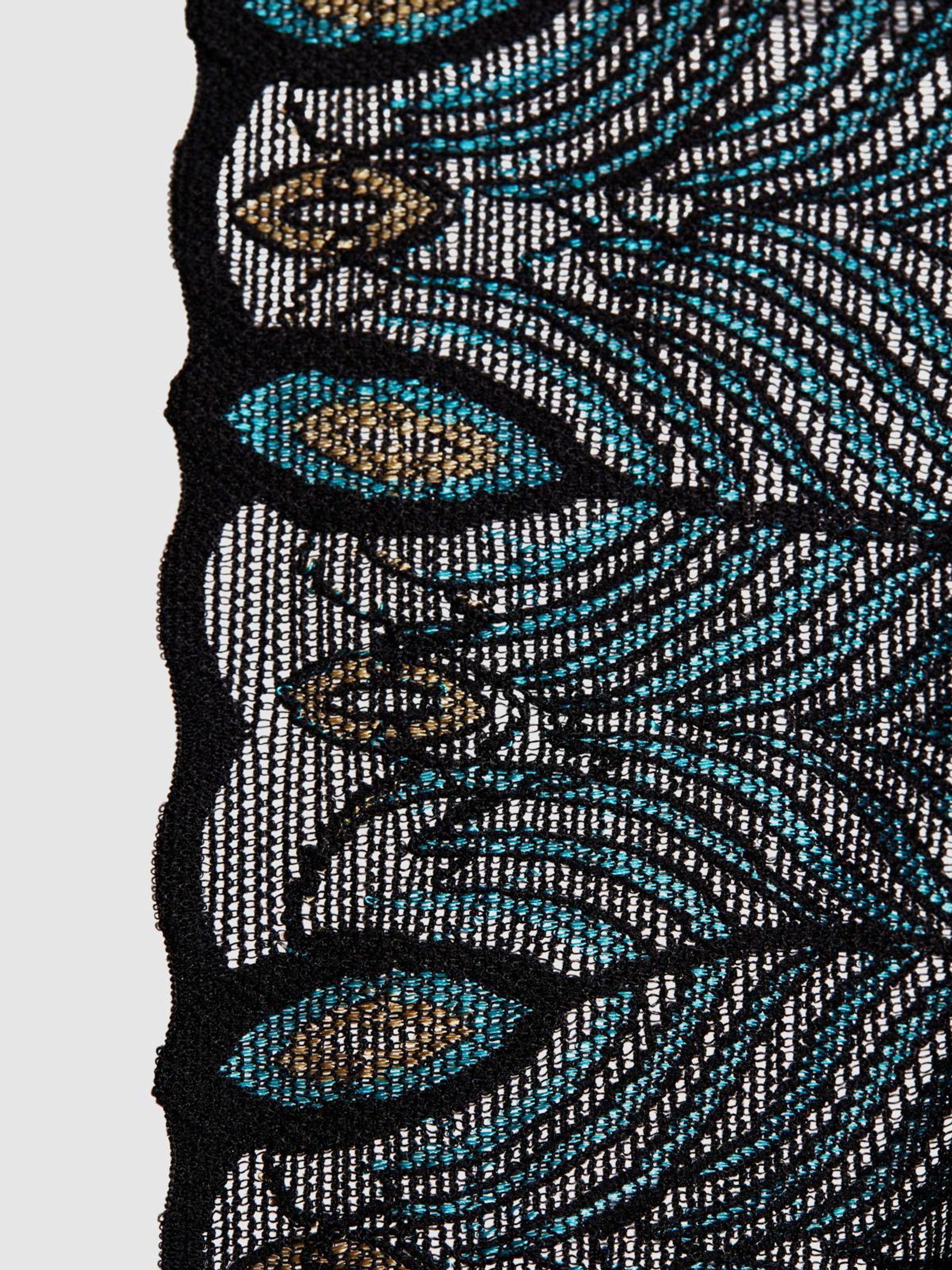 Falke Stay Up Stockings in Black Product Image