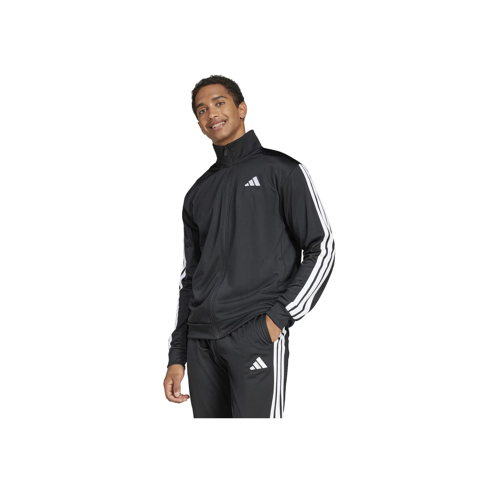 Men's adidas 3-Stripes Tricot Regular Sportswear Track Jacket,  Product Image