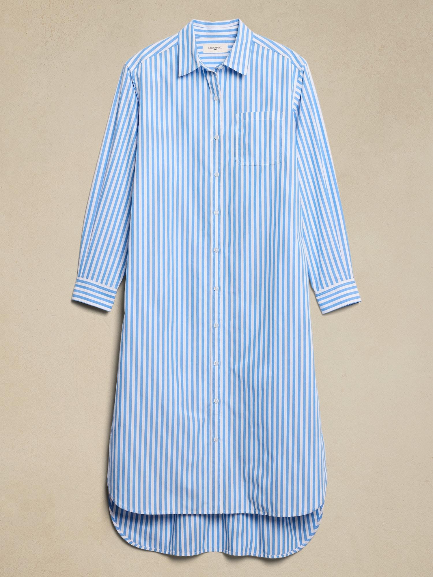 Midi Poplin Shirtdress Product Image