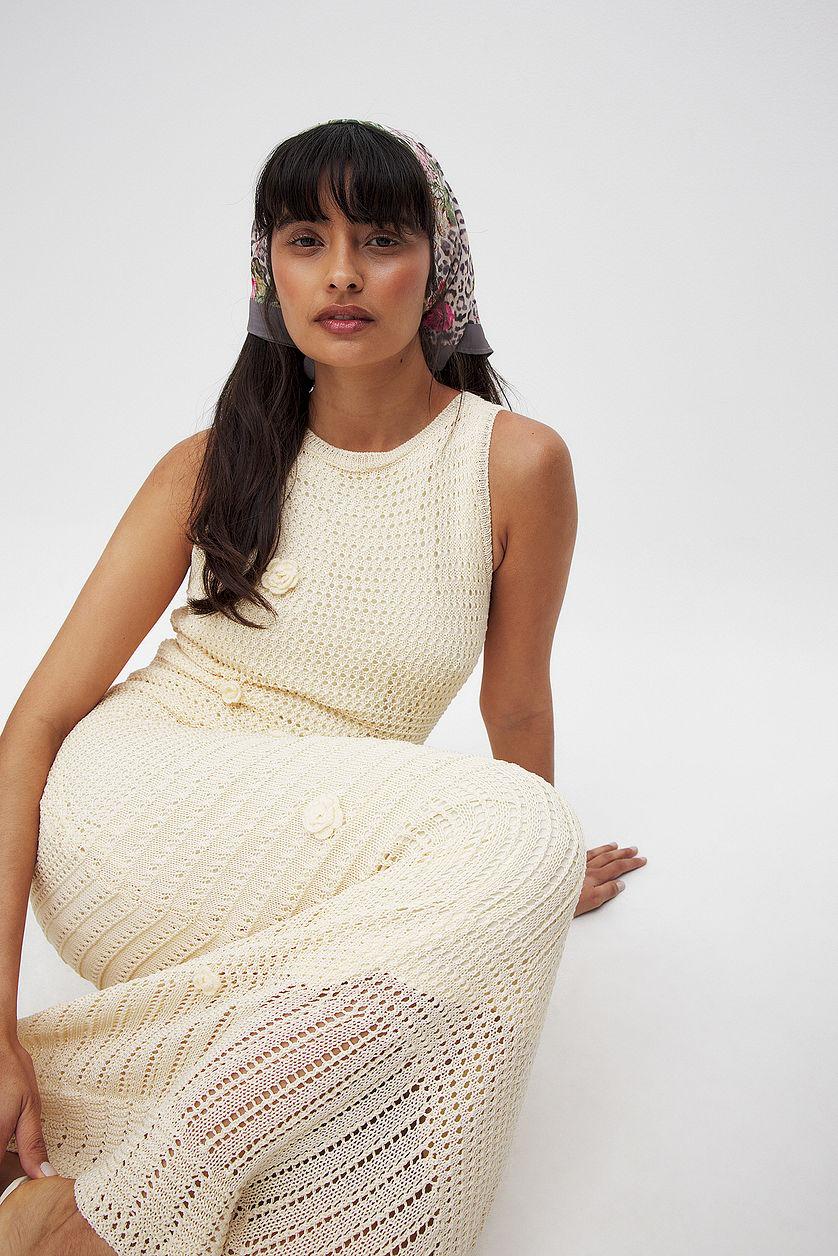 Flower Chiffon Scarf Product Image