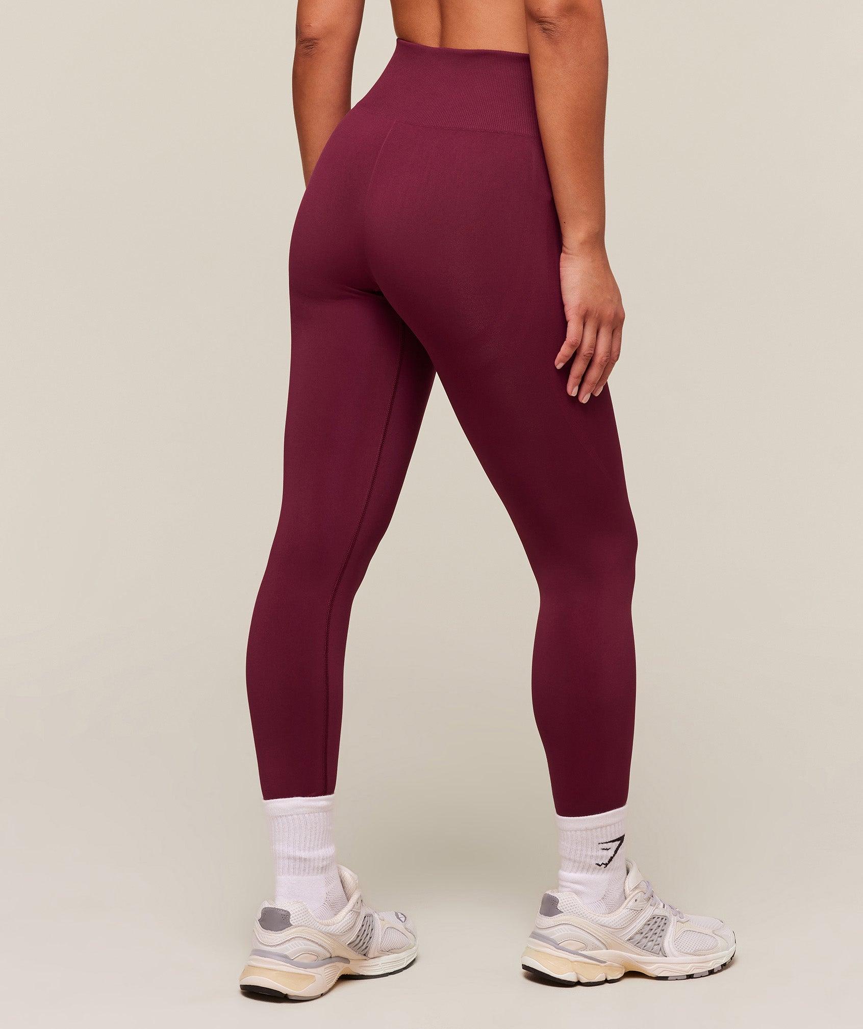 Gymshark Everyday Seamless Graphic Leggings - Strong Pink Female Product Image