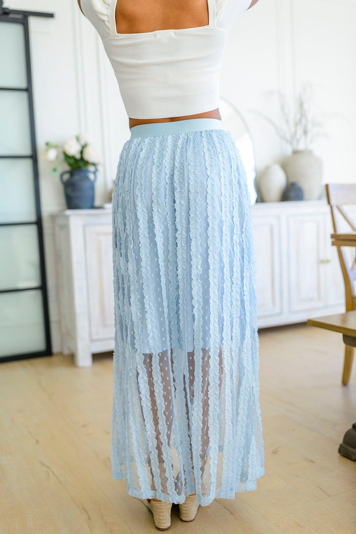 Cascading Ruffles A-Line Skirt (Online Exclusive) Product Image