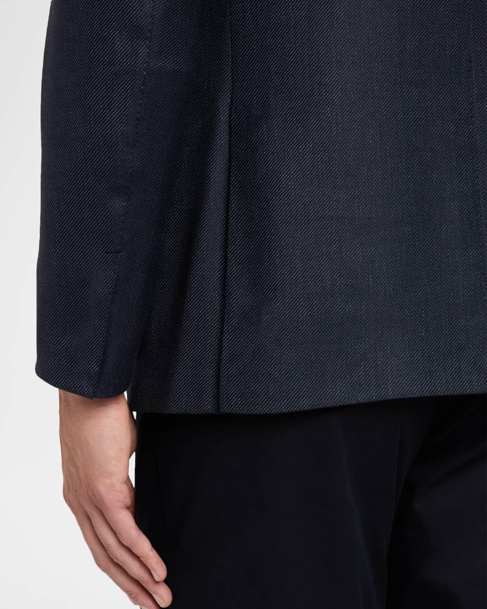 Men's Cashmere-Blend Twill Single-Breasted Blazer Product Image