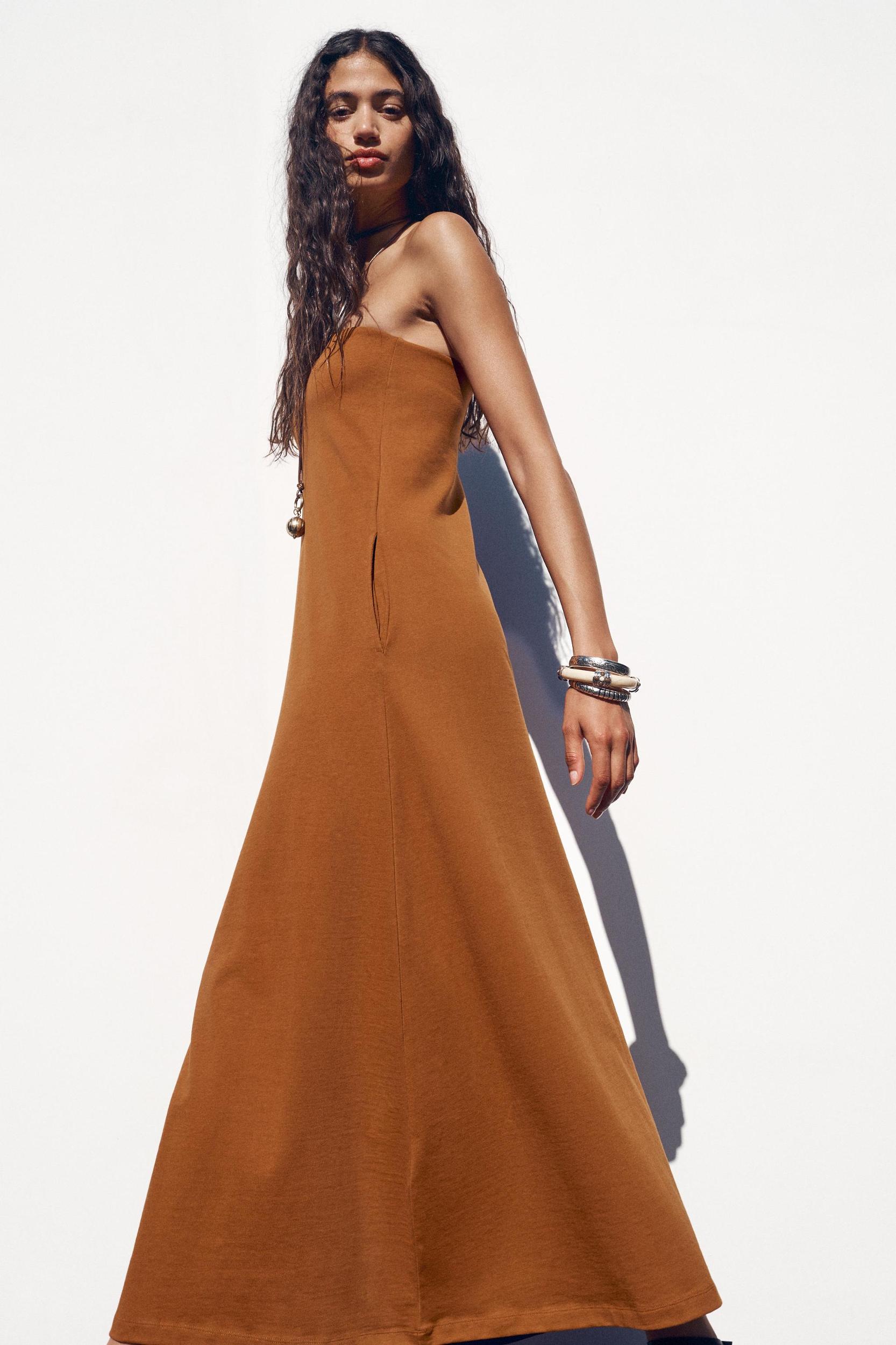 Womens Ada Peekaboo Bustier Midi-Dress Size 0 Product Image