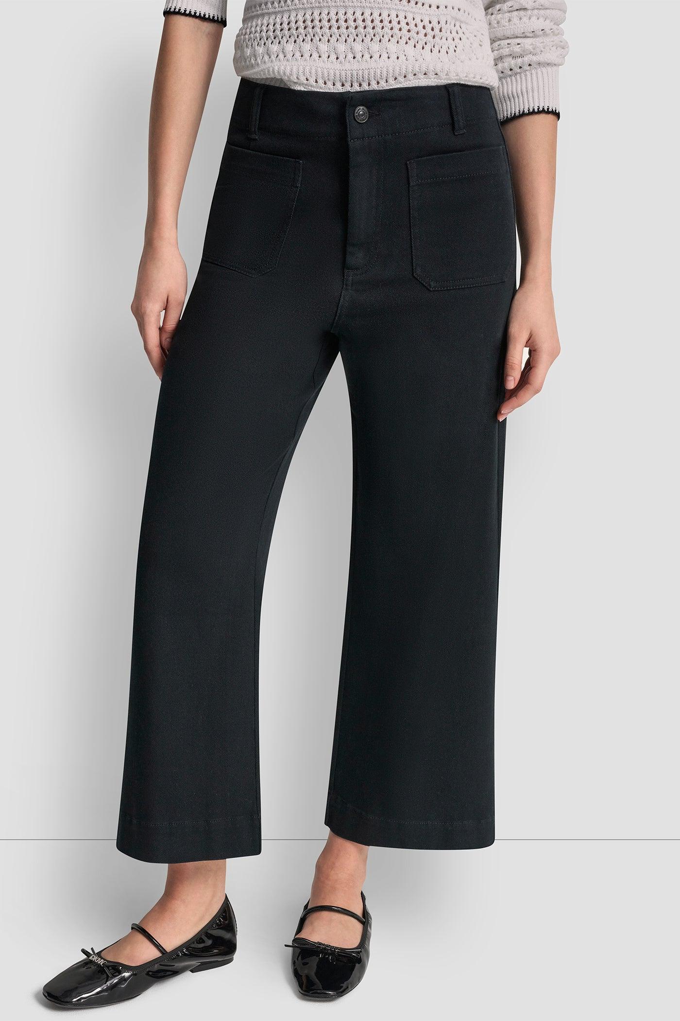 HIGH-RISE CROPPED WIDE LEG PANTS Product Image