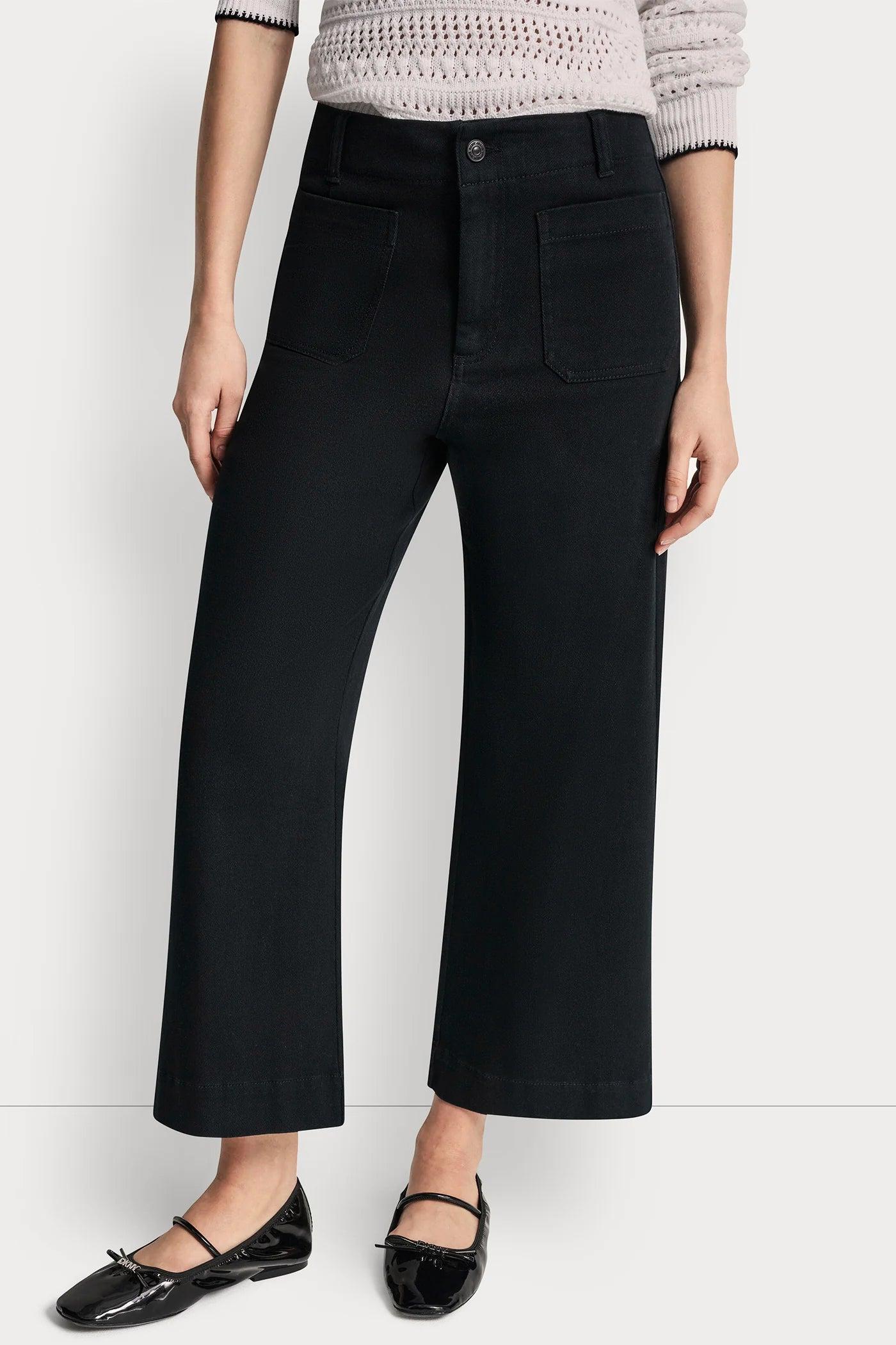 HIGH-RISE CROPPED WIDE LEG PANTS Product Image