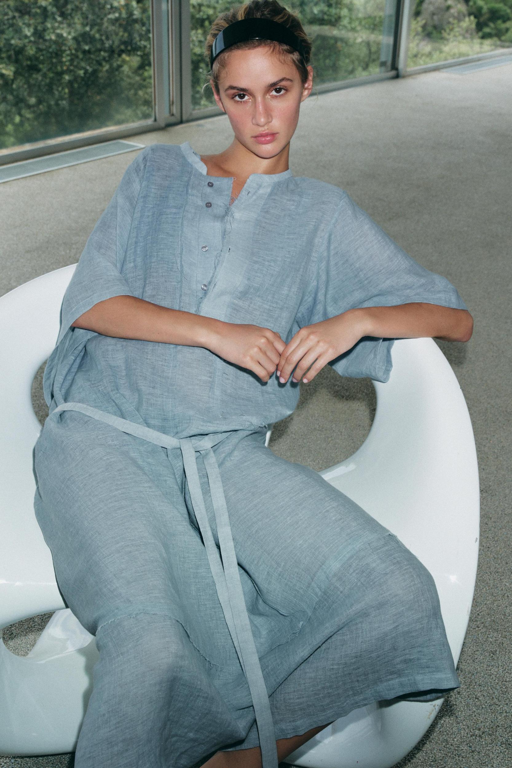 LIMITED EDITION LINEN SHIRT DRESS Product Image