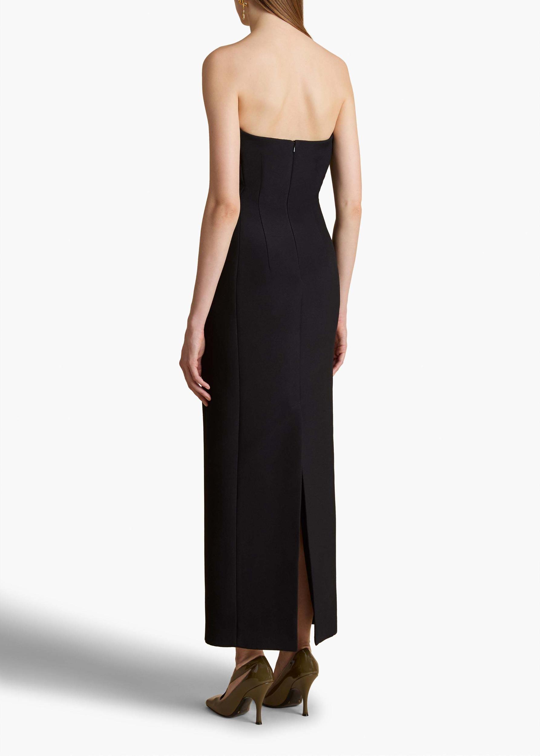 KHAITE Yao Dress In Black Product Image
