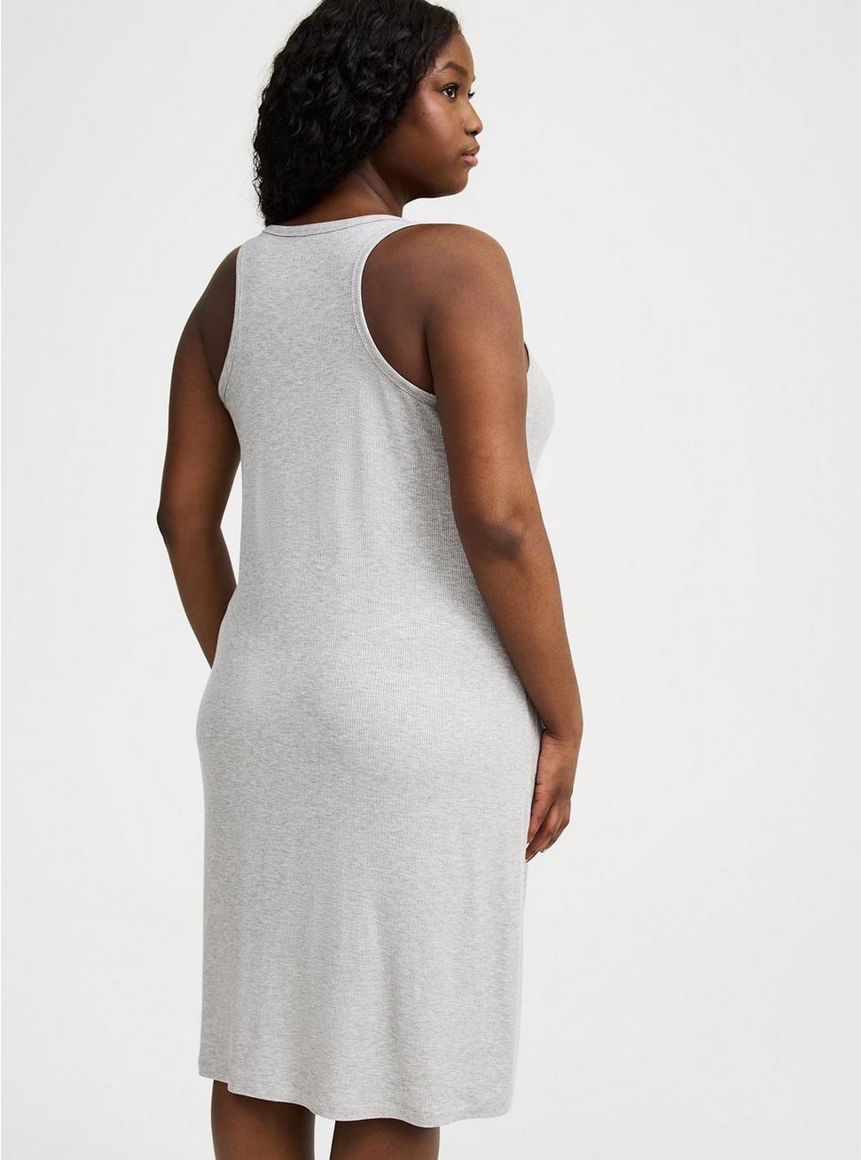 Ribbed Midi Lounge Dress Product Image