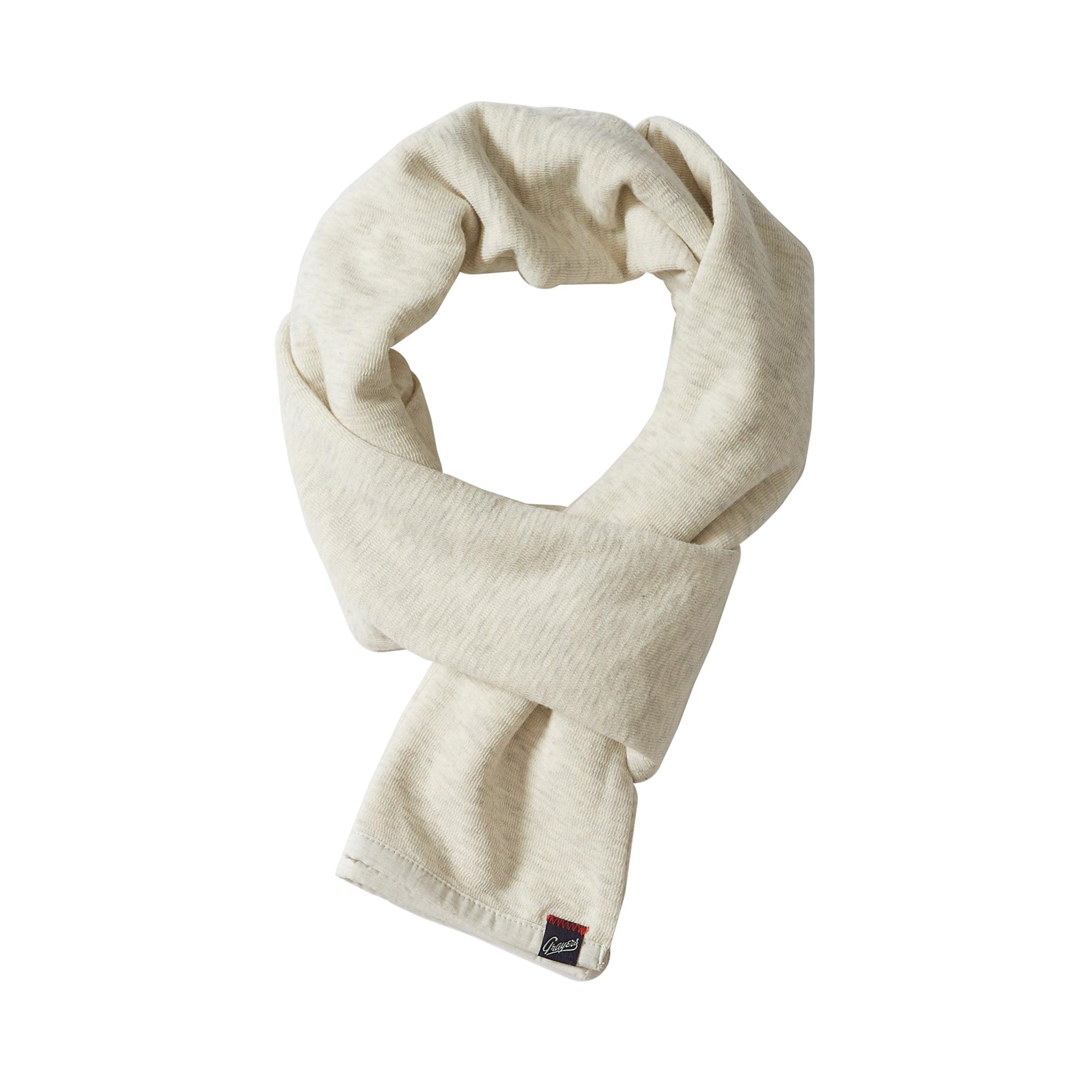 New Windsor Double Cloth Cotton Scarf - Oatmeal Product Image