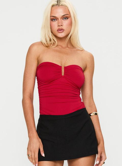 Spectacle Bodysuit Red Product Image