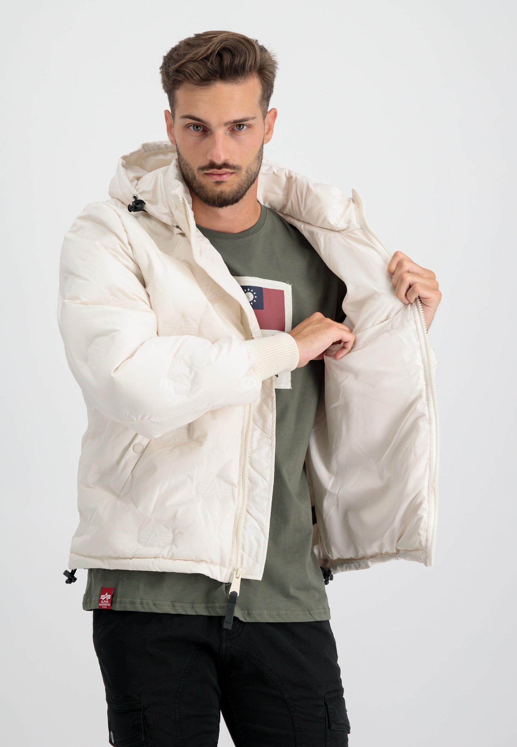 HOODED LOGO PUFFER Male Product Image