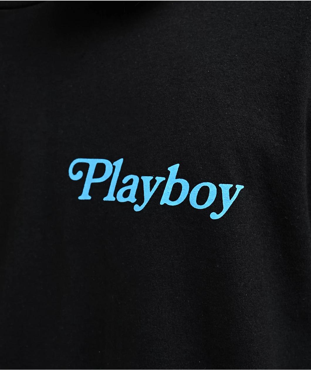 Color Bars x Playboy Ice Cream Black T-Shirt Product Image