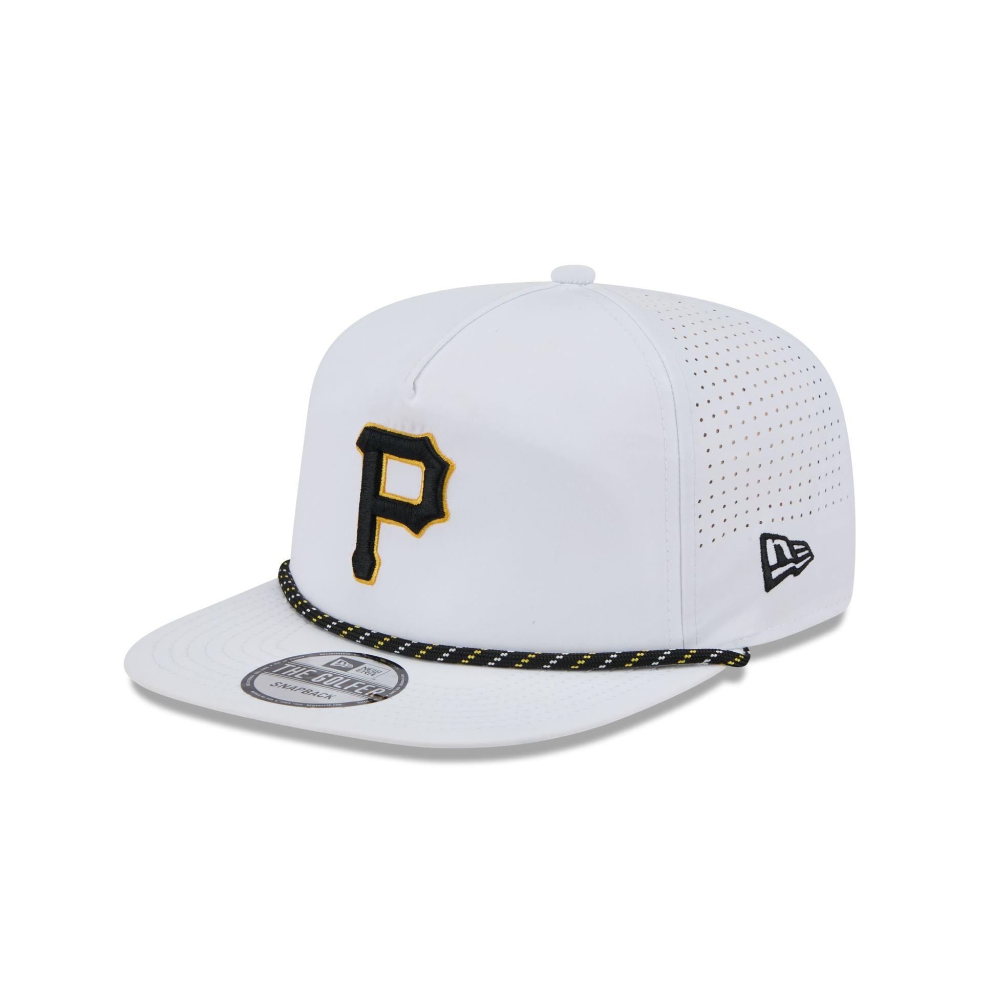 Pittsburgh Pirates Optic White Performance Rope Golfer Hat Male Product Image