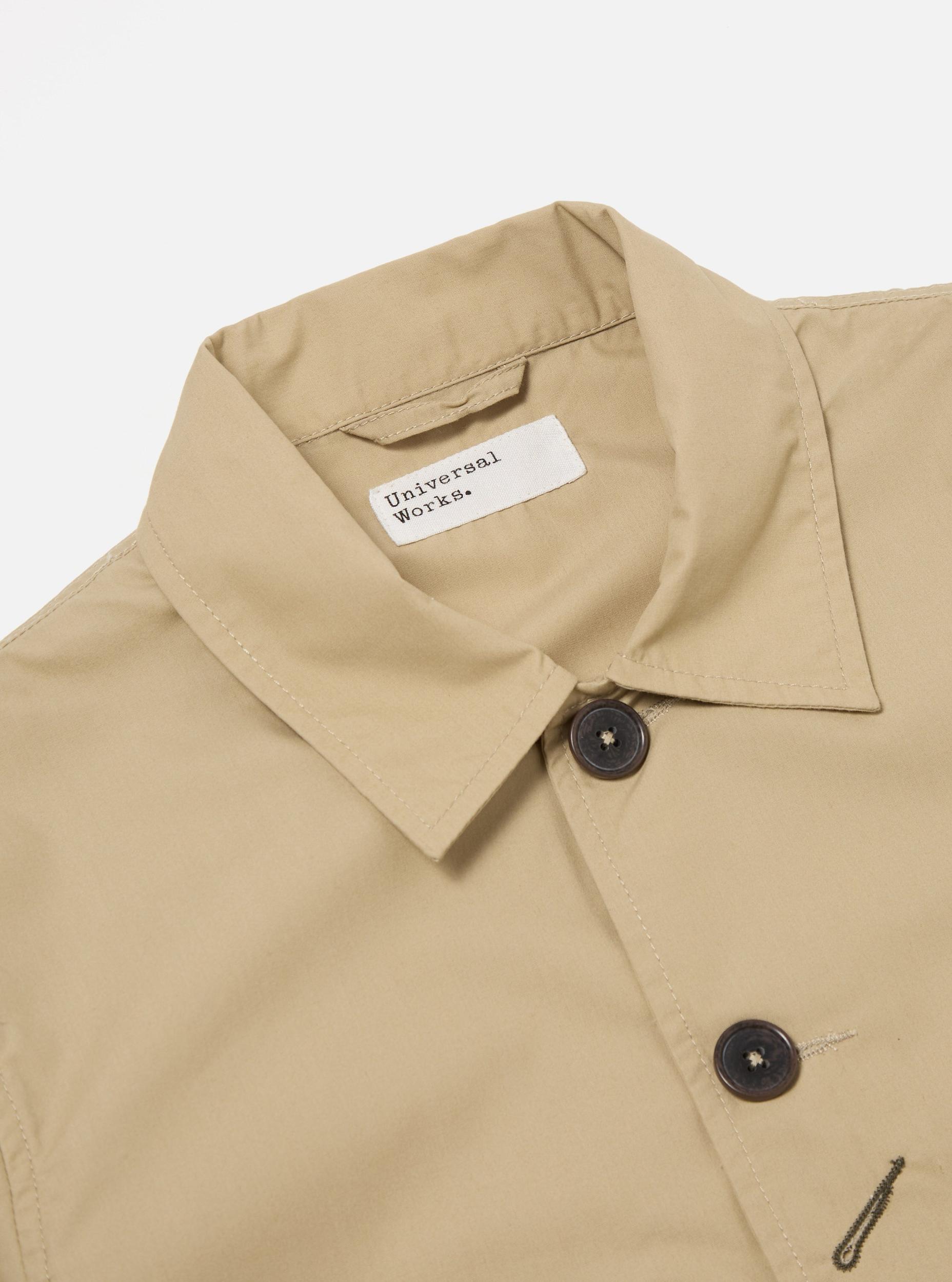 Universal Works Bakers Jacket in Sand Recycled Polytech Product Image