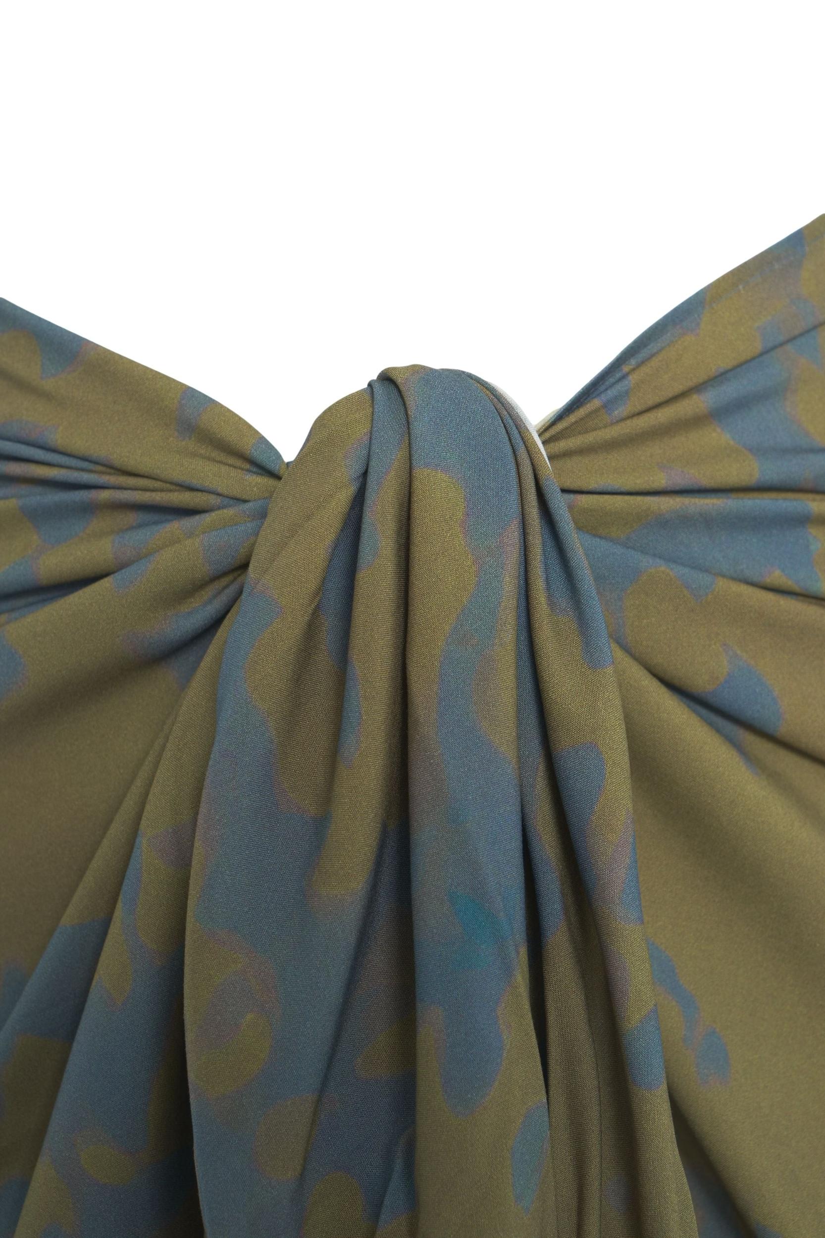 Wrap skirt 'Cyan Sarong' Product Image
