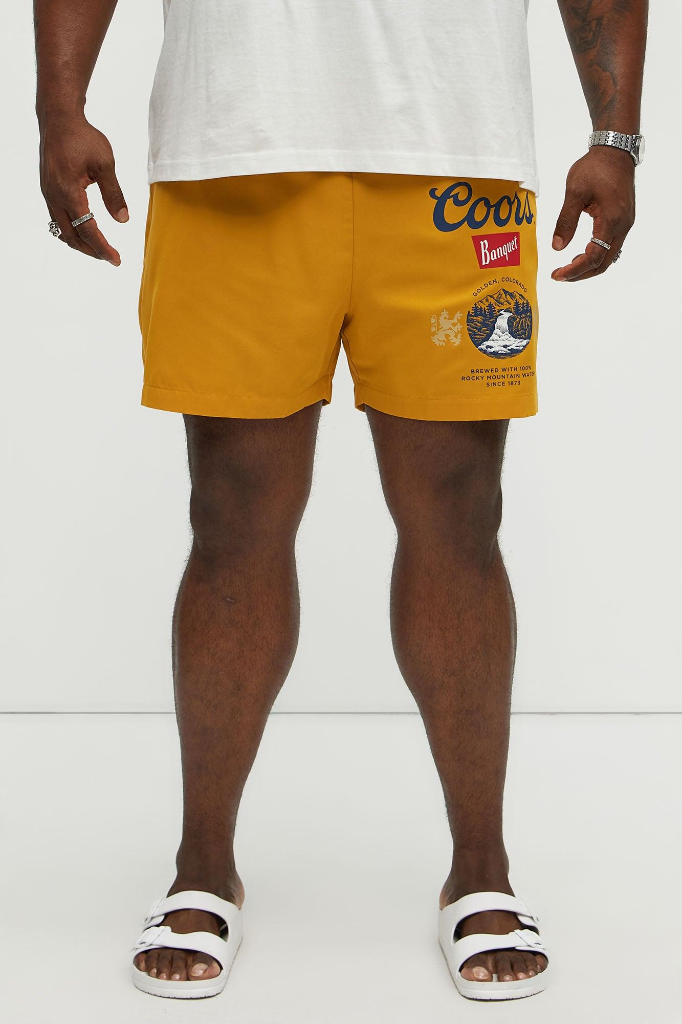 Coors Rocky Mountain Swim Classic Trunk - Yellow Male Product Image