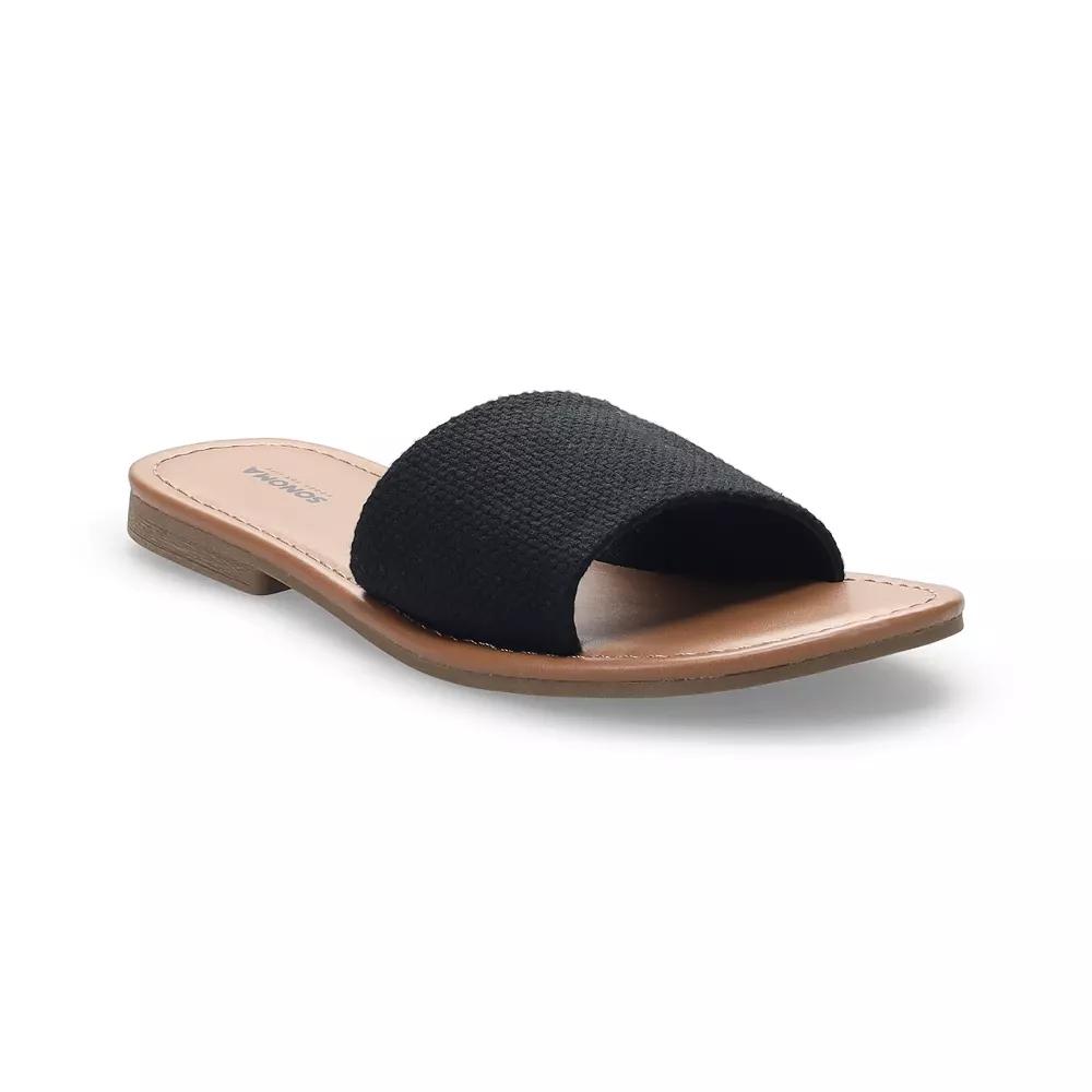 Sonoma Goods For Life® Women's Slide Sandal, Size: 7, Black Product Image