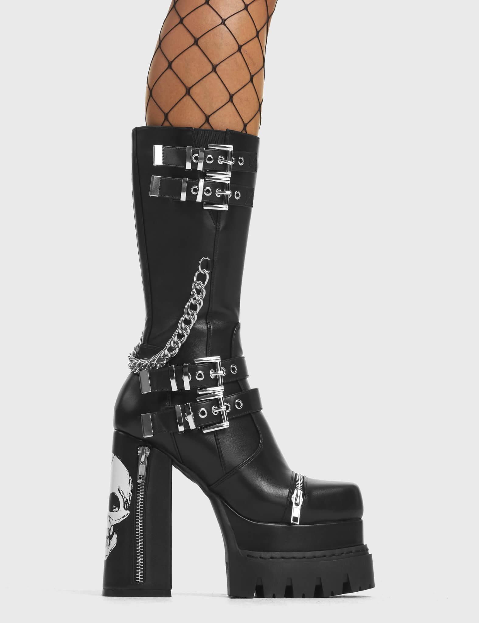 Secrets Platform Calf Boots Product Image