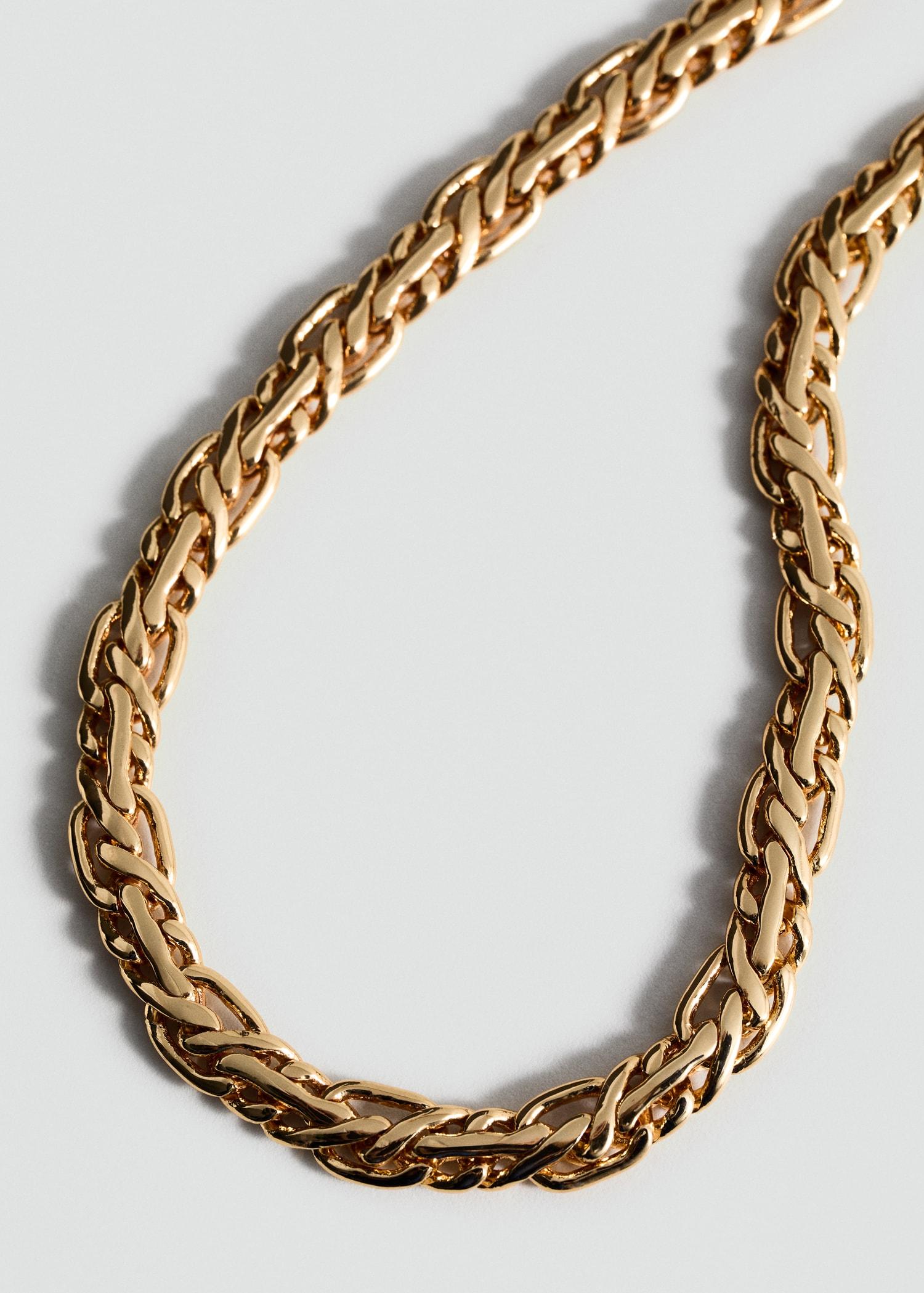 Necklace with mini links - Women | MANGO USA Product Image