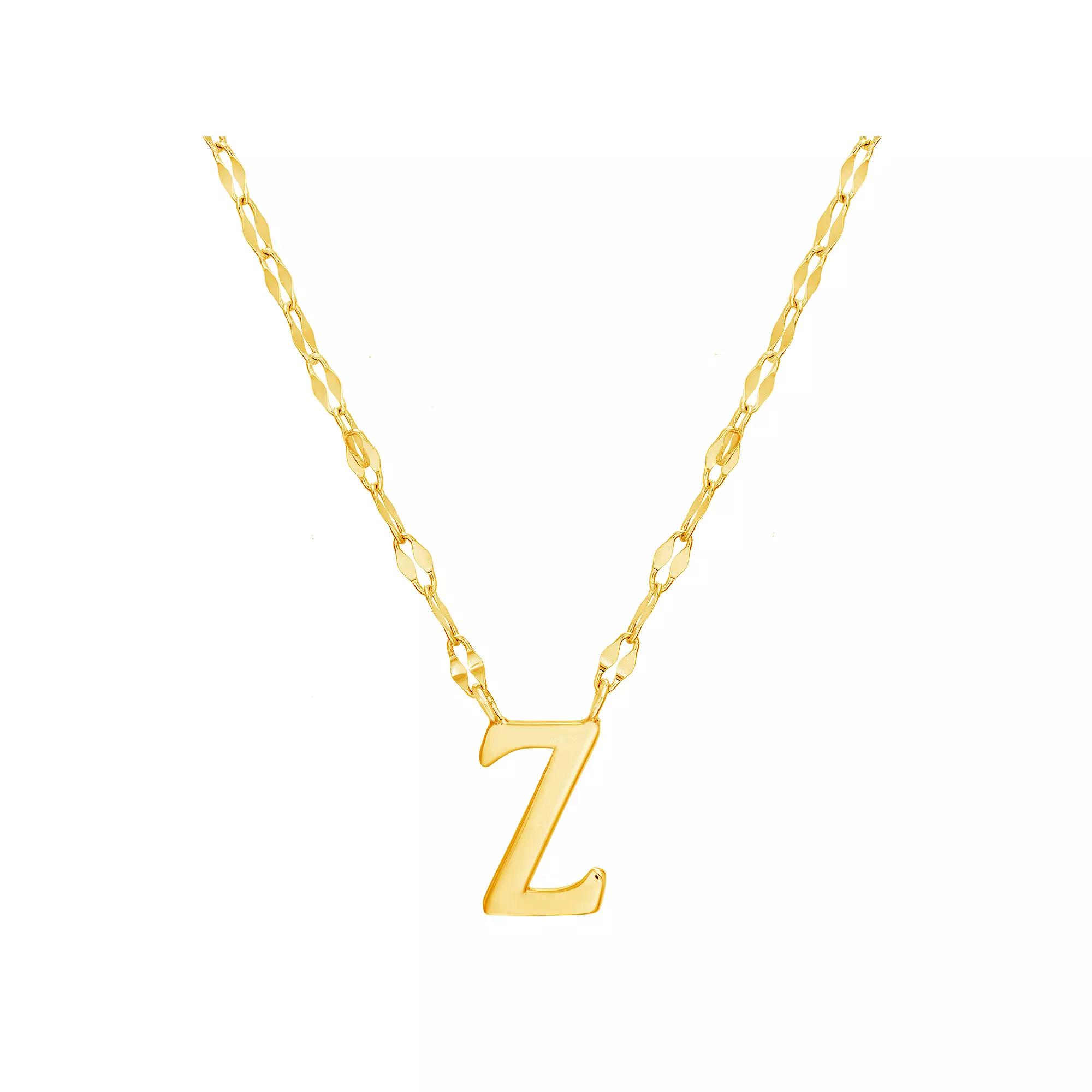 Paige Harper Initial Necklace, Womens Z Sterling Product Image