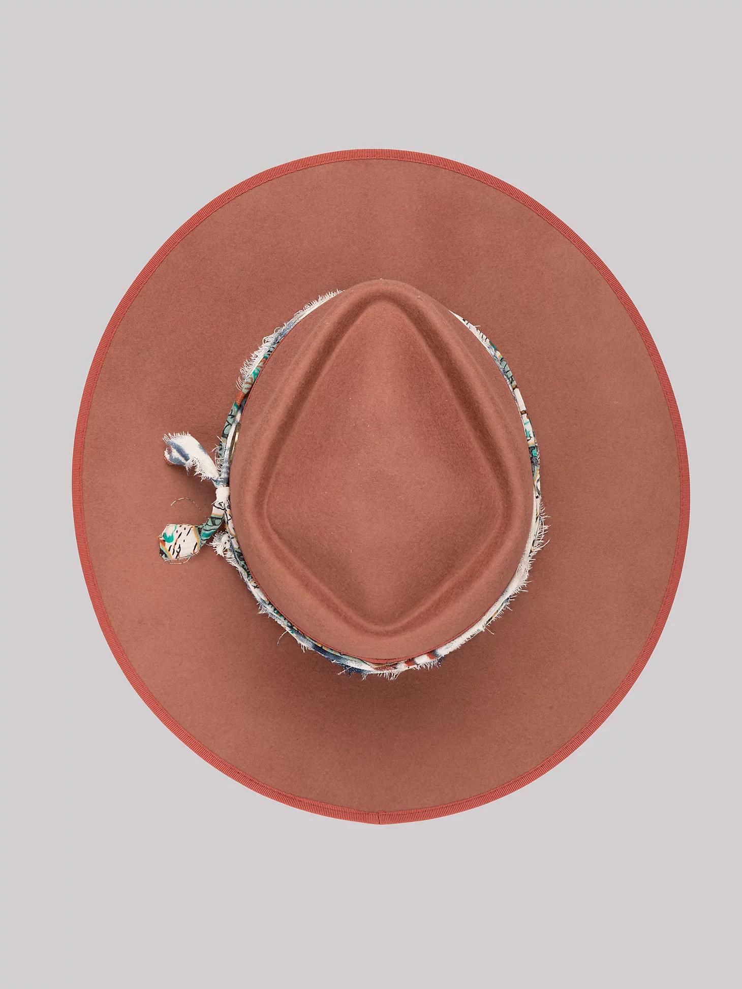 Women's Silk Band Cowboy Hat | Women's ACCESSORIES | Wrangler® Product Image