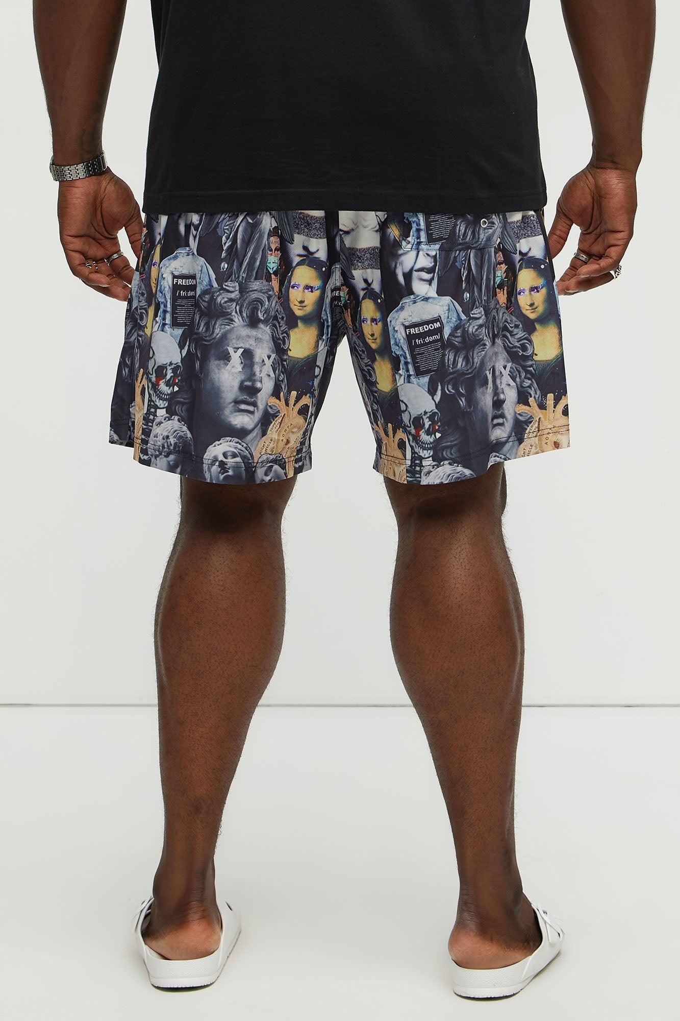 Palazzo Splash Swim Classic Trunk - Black/combo Male Product Image