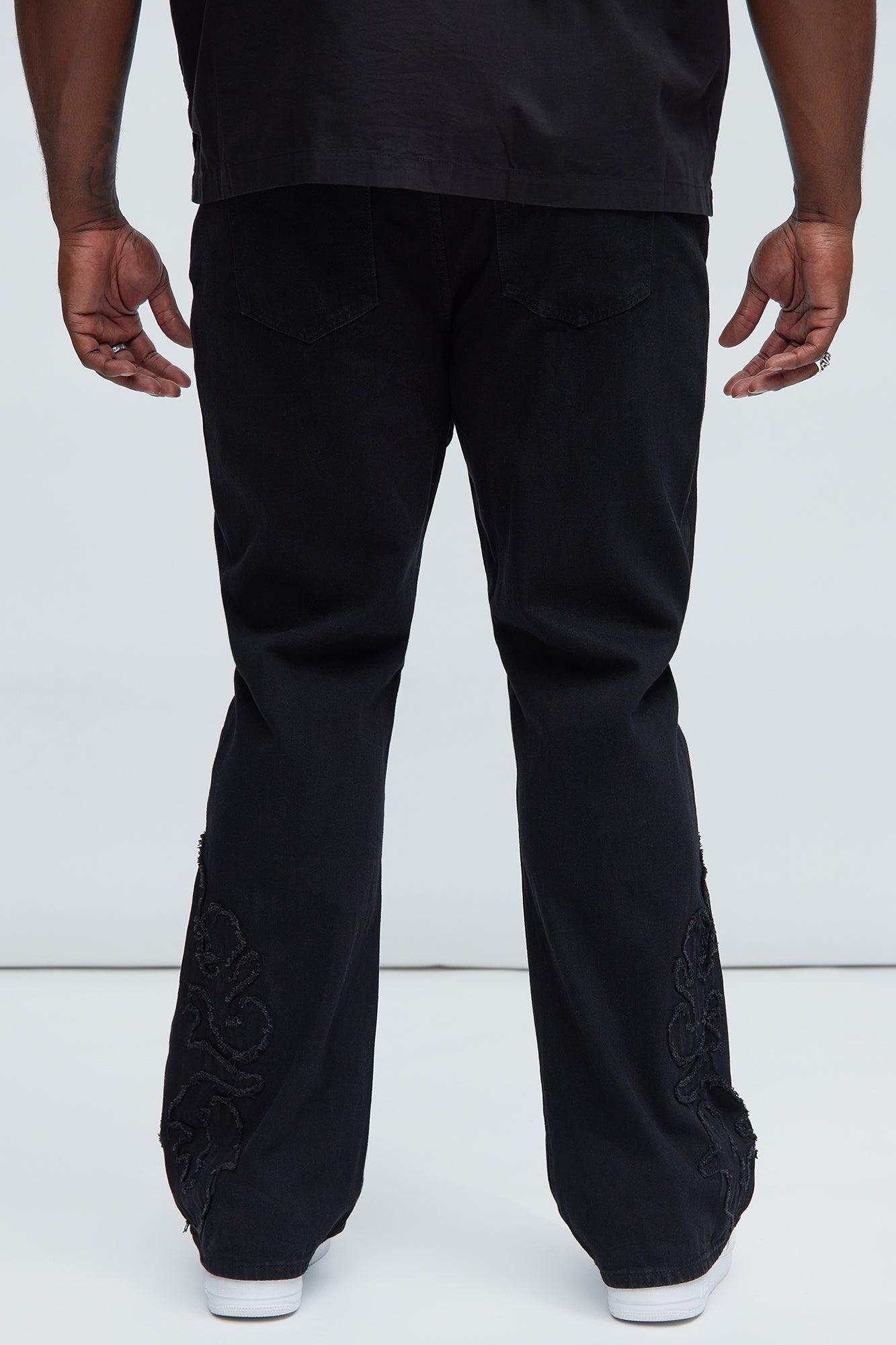 Tumble Slim Flare Jeans - Black Product Image