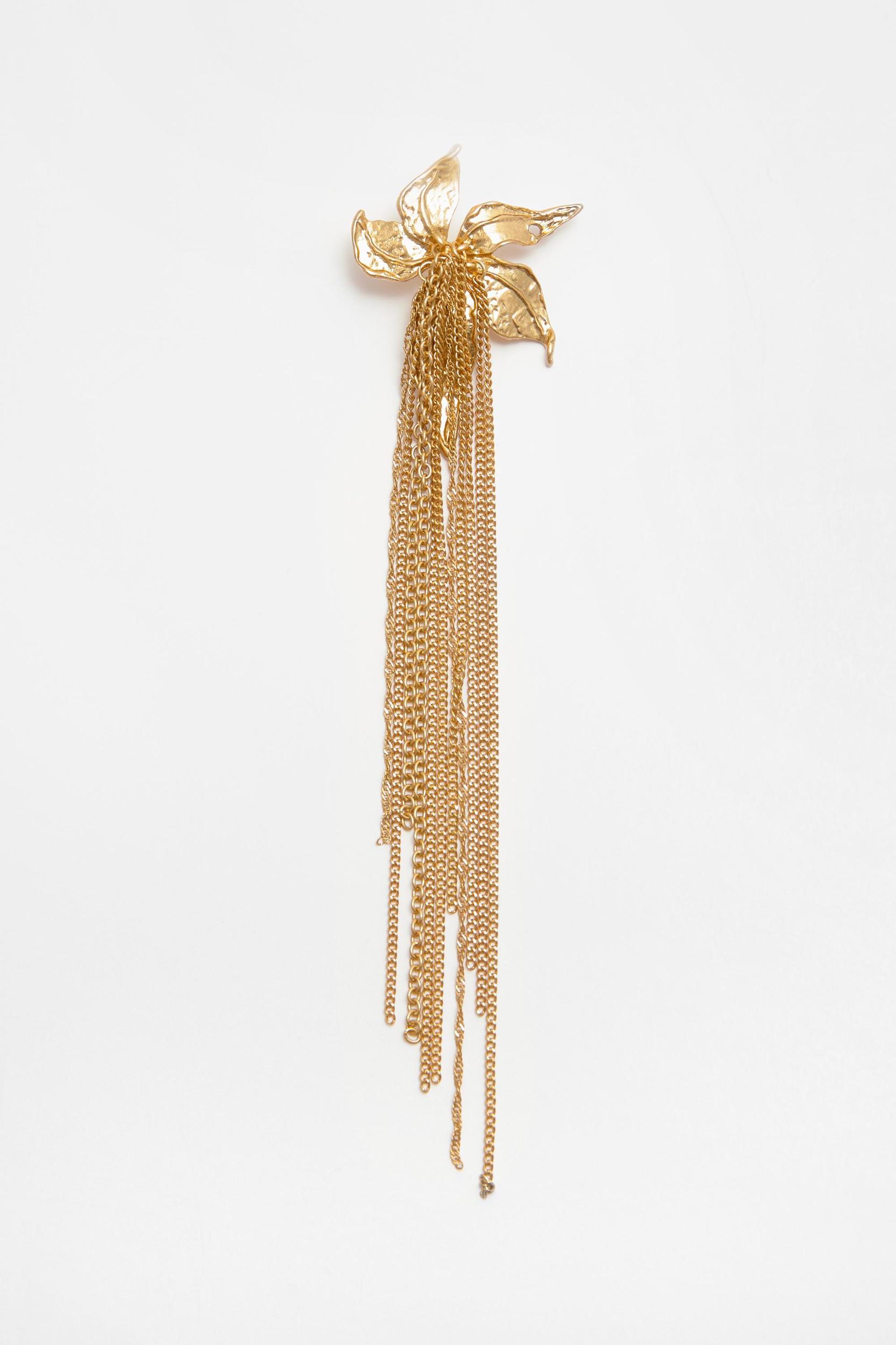 Flower chain earrings Product Image