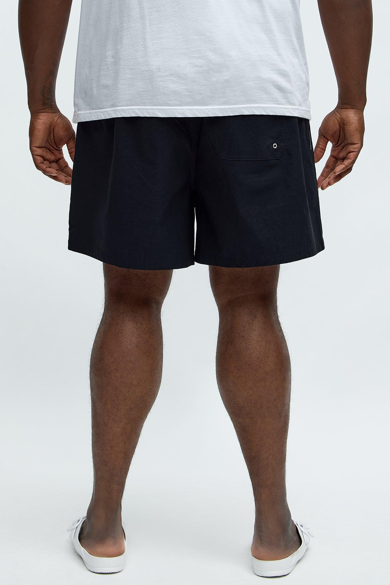 Tropical Disconnect Swim Classic Trunk - Black Product Image